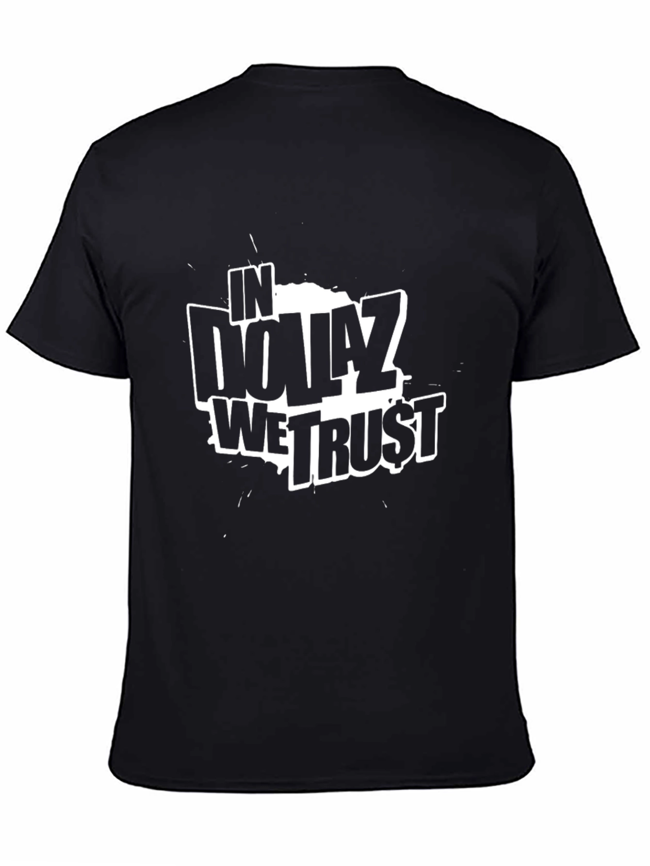 In Dollaz We Trust Graphic Tee - Black