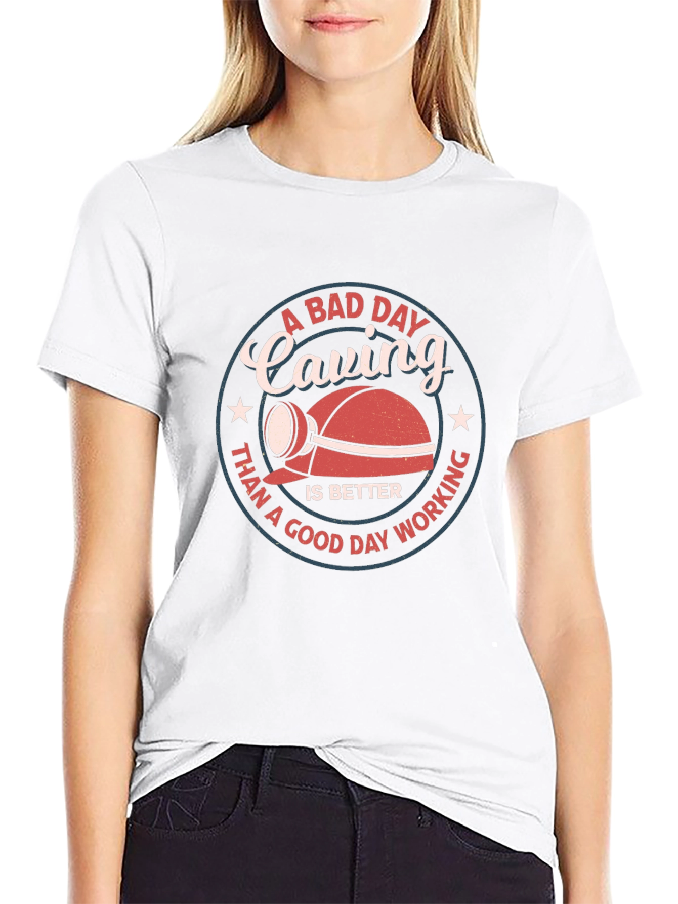 A Bad Day Caving T-Shirt