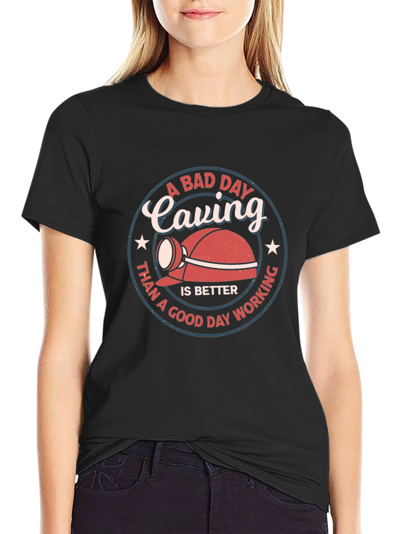 A Bad Day Caving T-Shirt