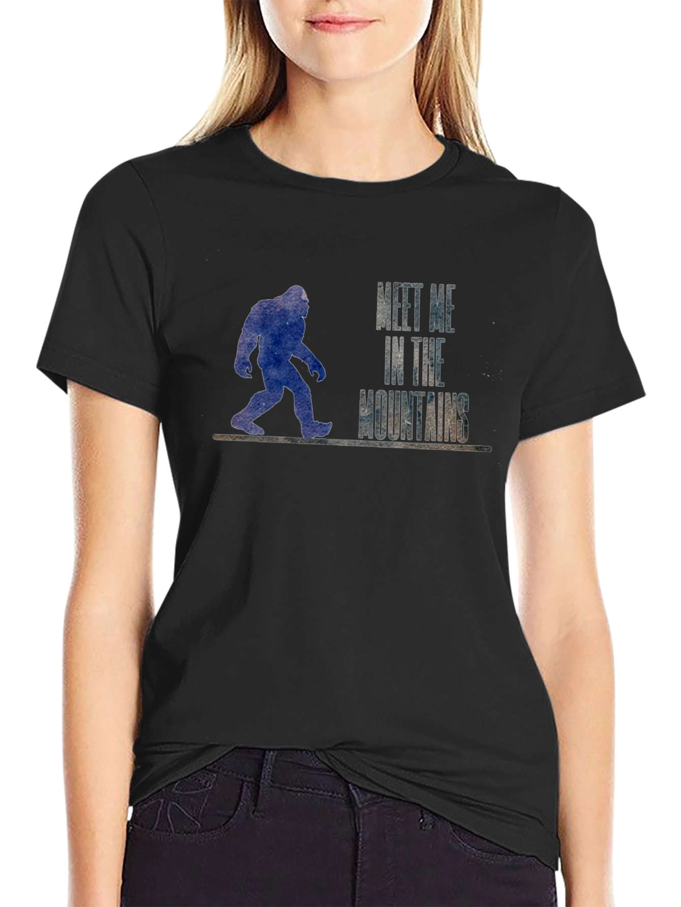Meet Me In The Mountains Bigfoot T-Shirt