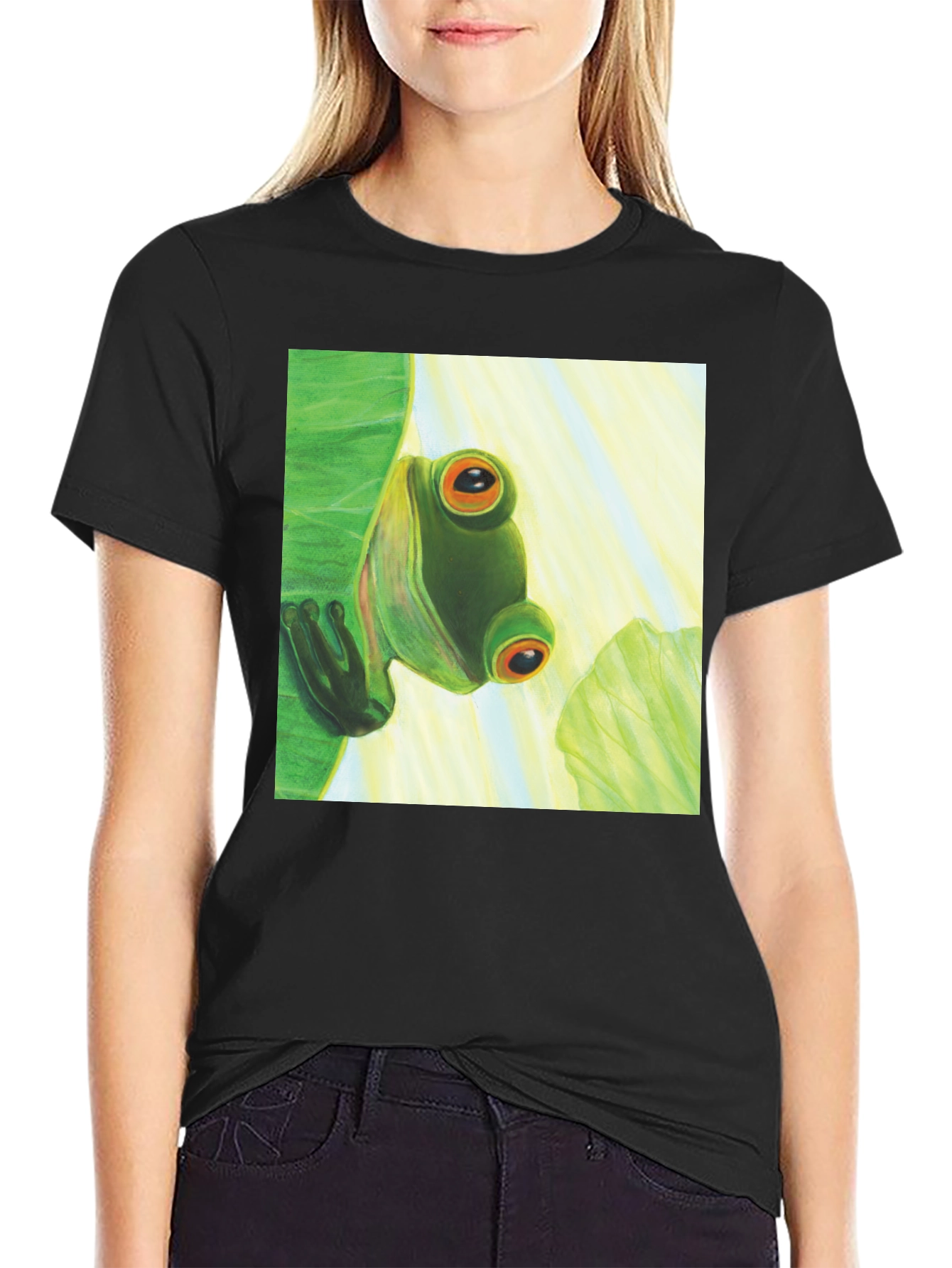 Frog Graphic Tee - Cool Amphibian Design
