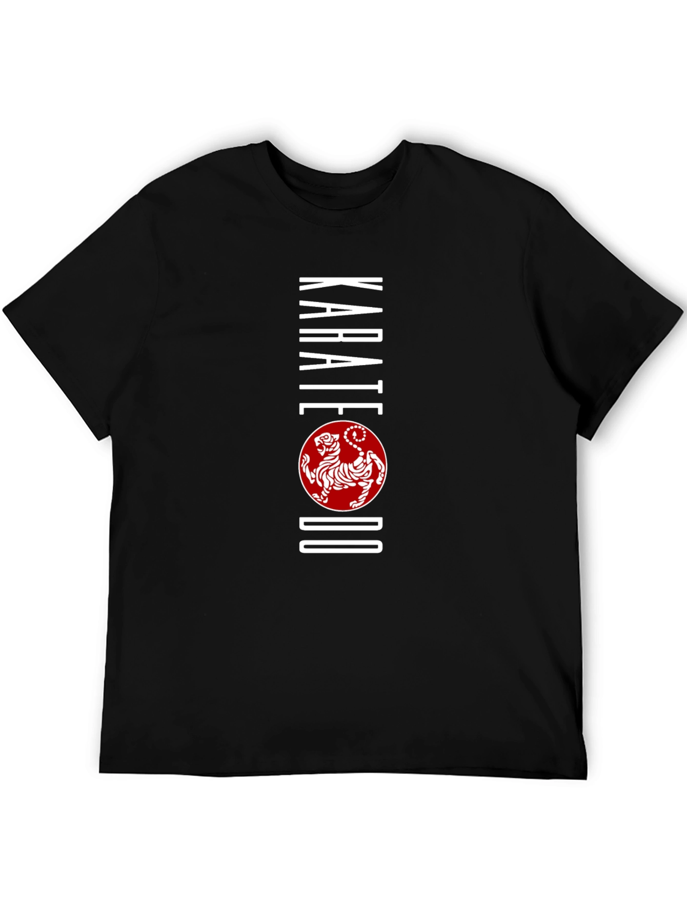 Karate Do Tiger Graphic Tee - Black