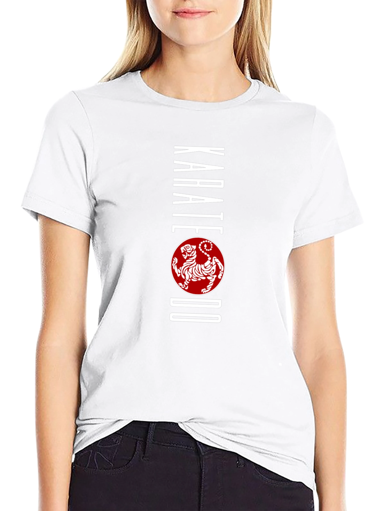 Karate Do Tiger Graphic Tee - Black