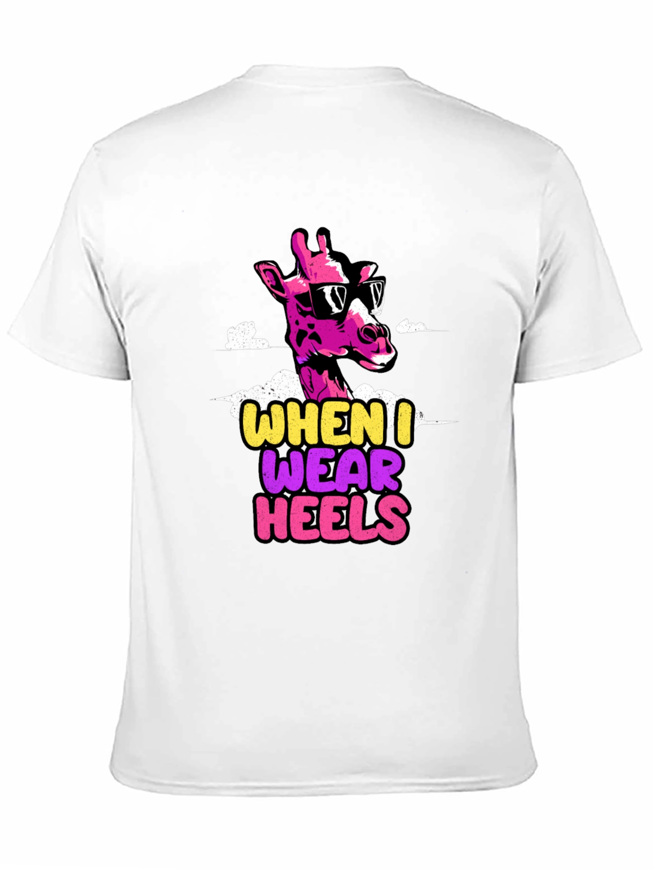 Funny Giraffe Heels T-Shirt