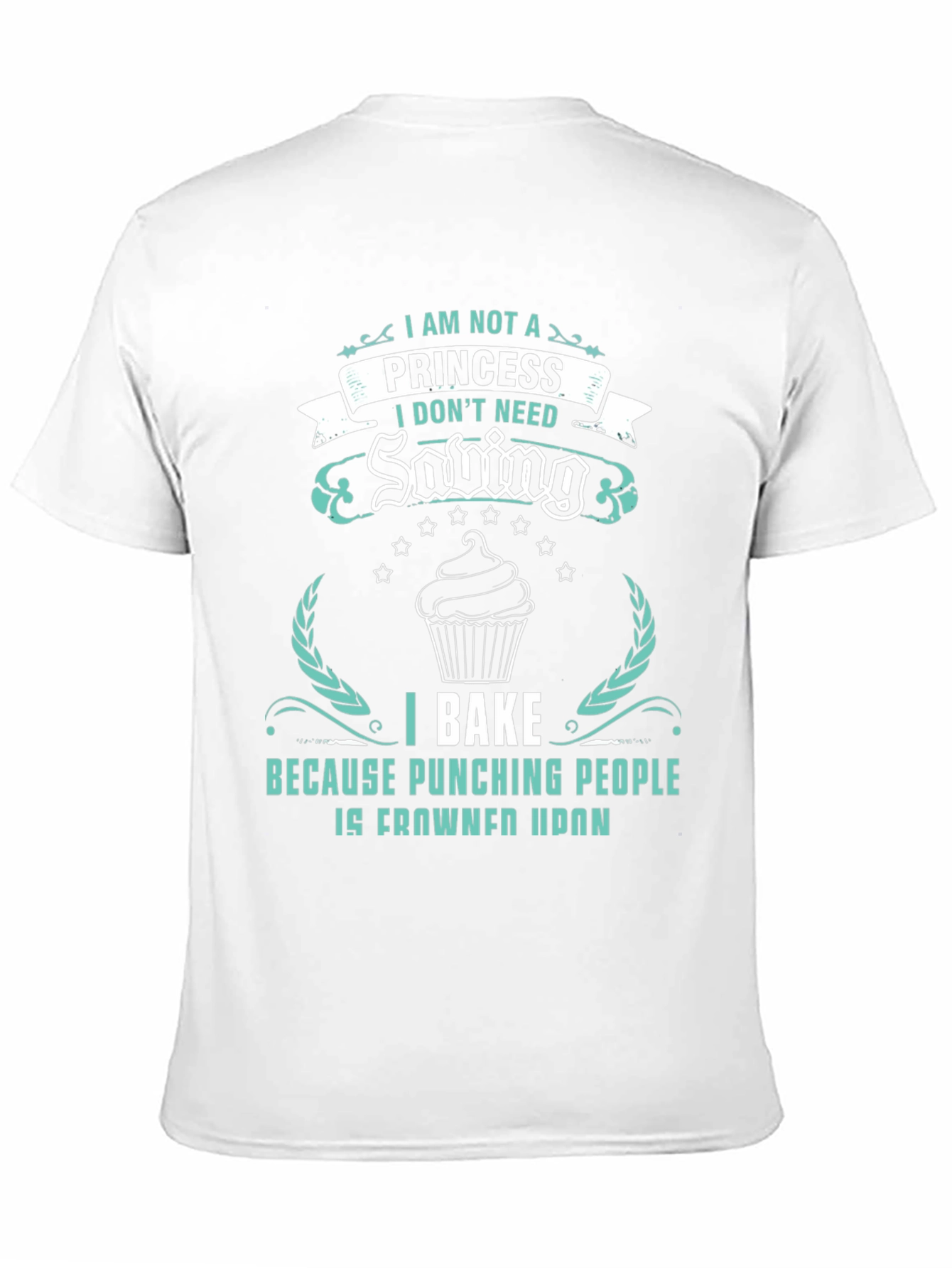 I Bake Because Punching People Is Frowned Upon T-Shirt