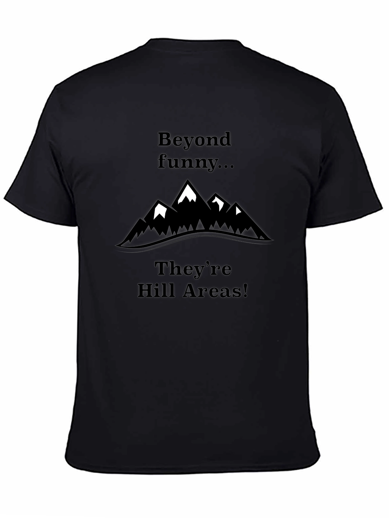 Funny Hill Areas Graphic T-Shirt