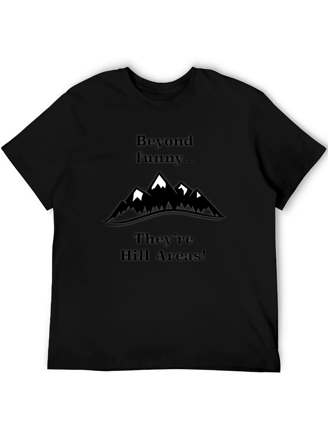 Funny Hill Areas Graphic T-Shirt