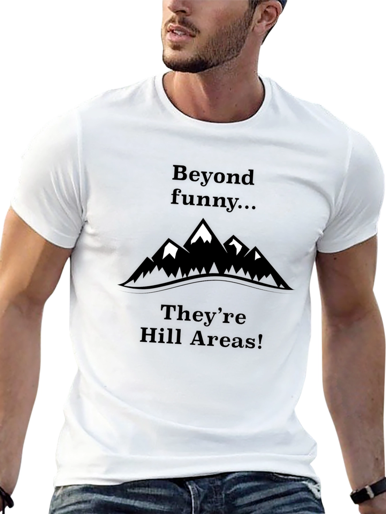 Funny Hill Areas Graphic T-Shirt