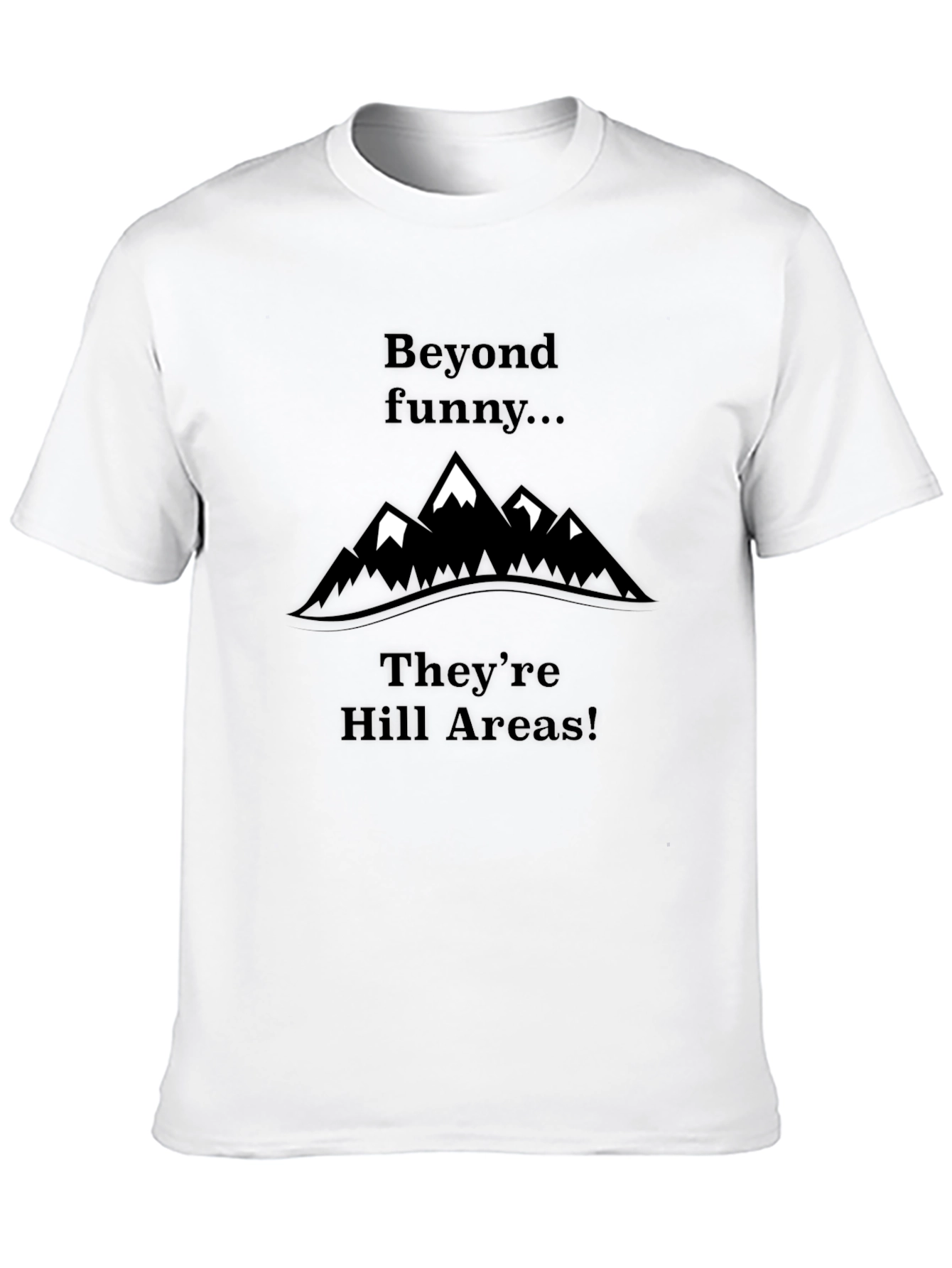 Funny Hill Areas Graphic T-Shirt