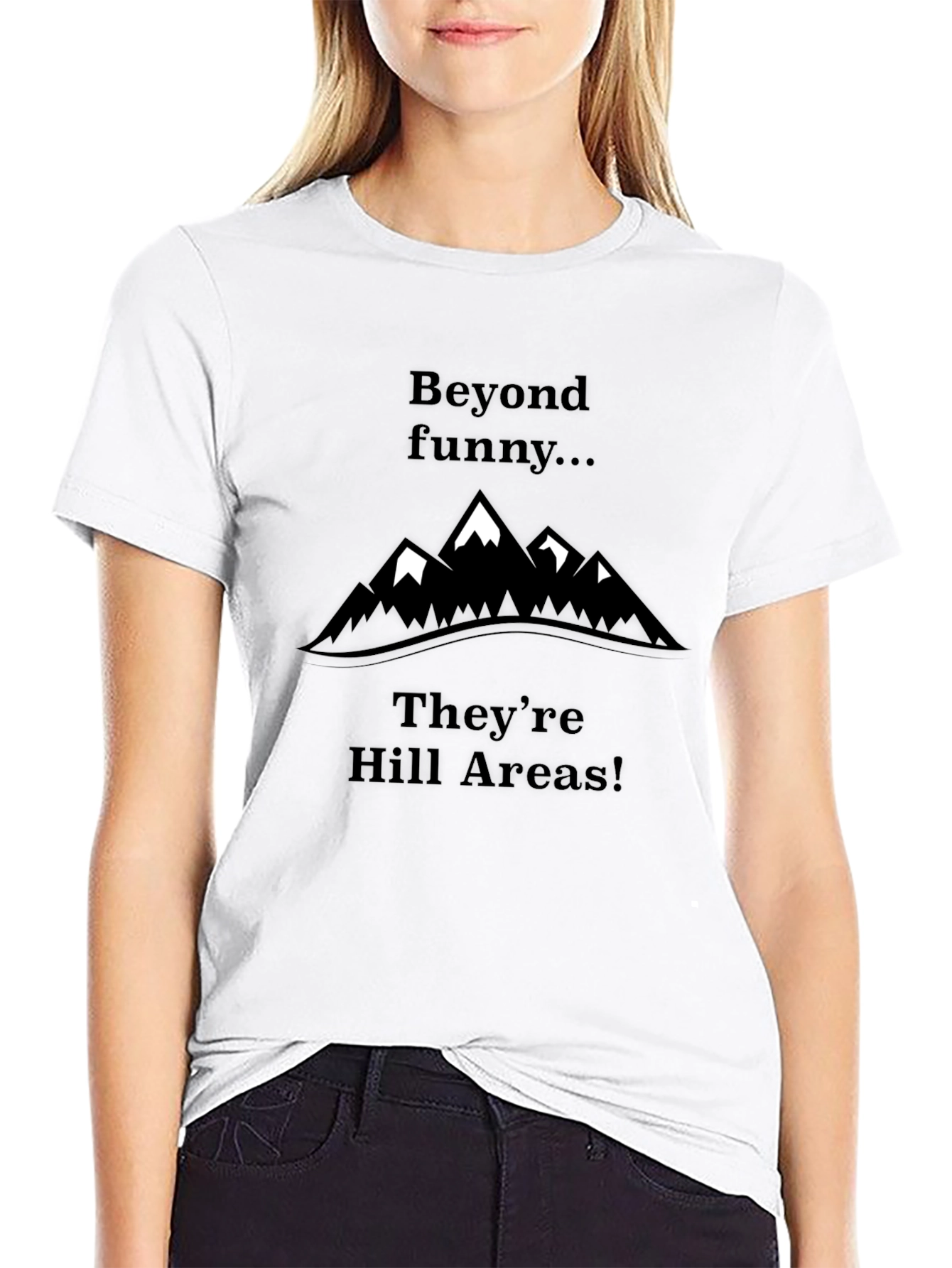 Funny Hill Areas Graphic T-Shirt