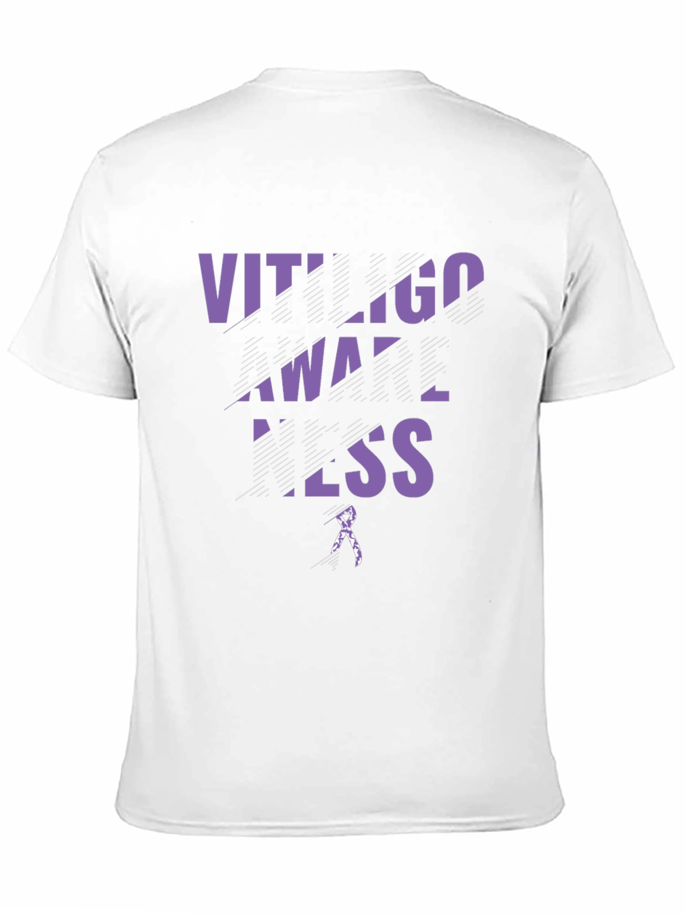 Vitiligo Awareness Black T-Shirt