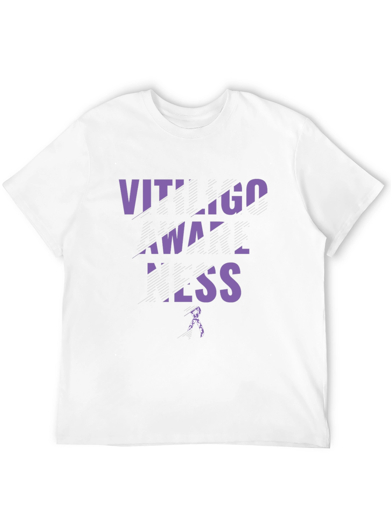 Vitiligo Awareness Black T-Shirt