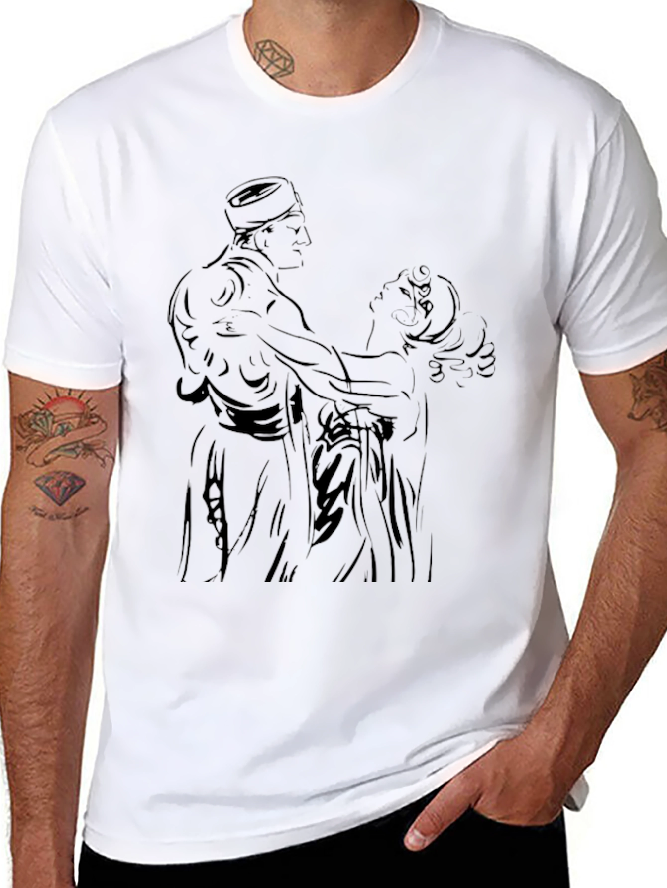 Dramatic Sketch T-Shirt