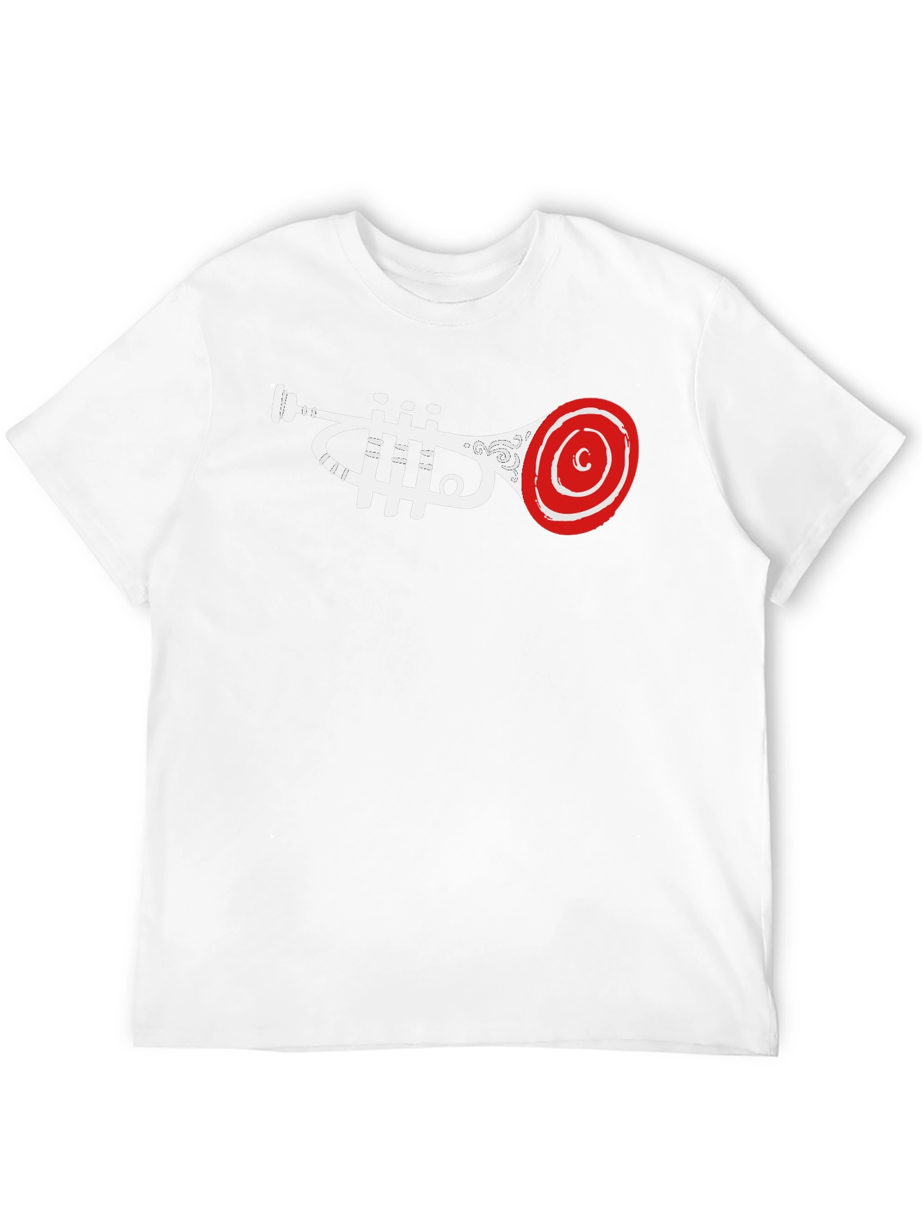 Trumpet Graphic T-Shirt - Cool Music Lover Tee