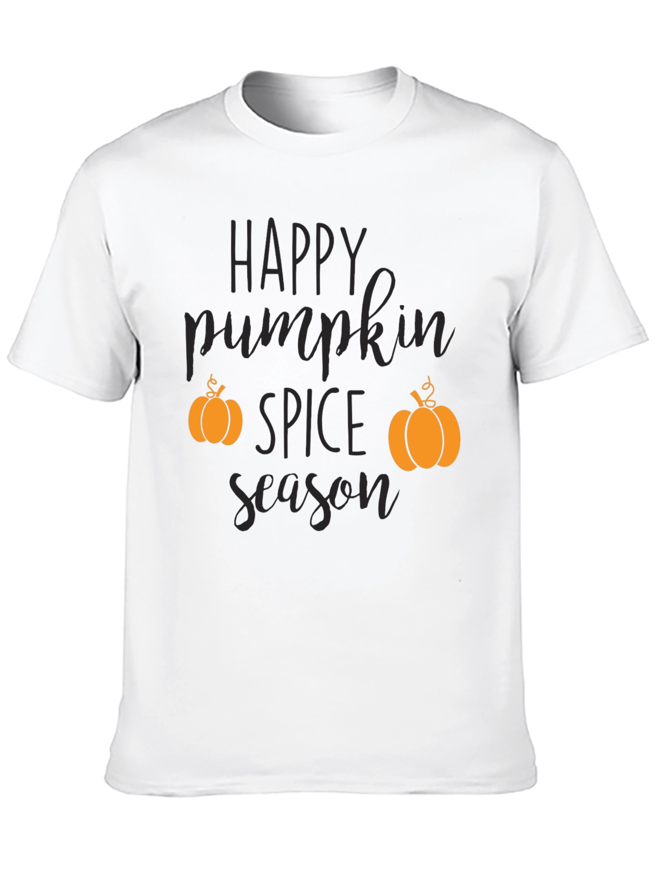 Happy Pumpkin Spice Season Black T-Shirt