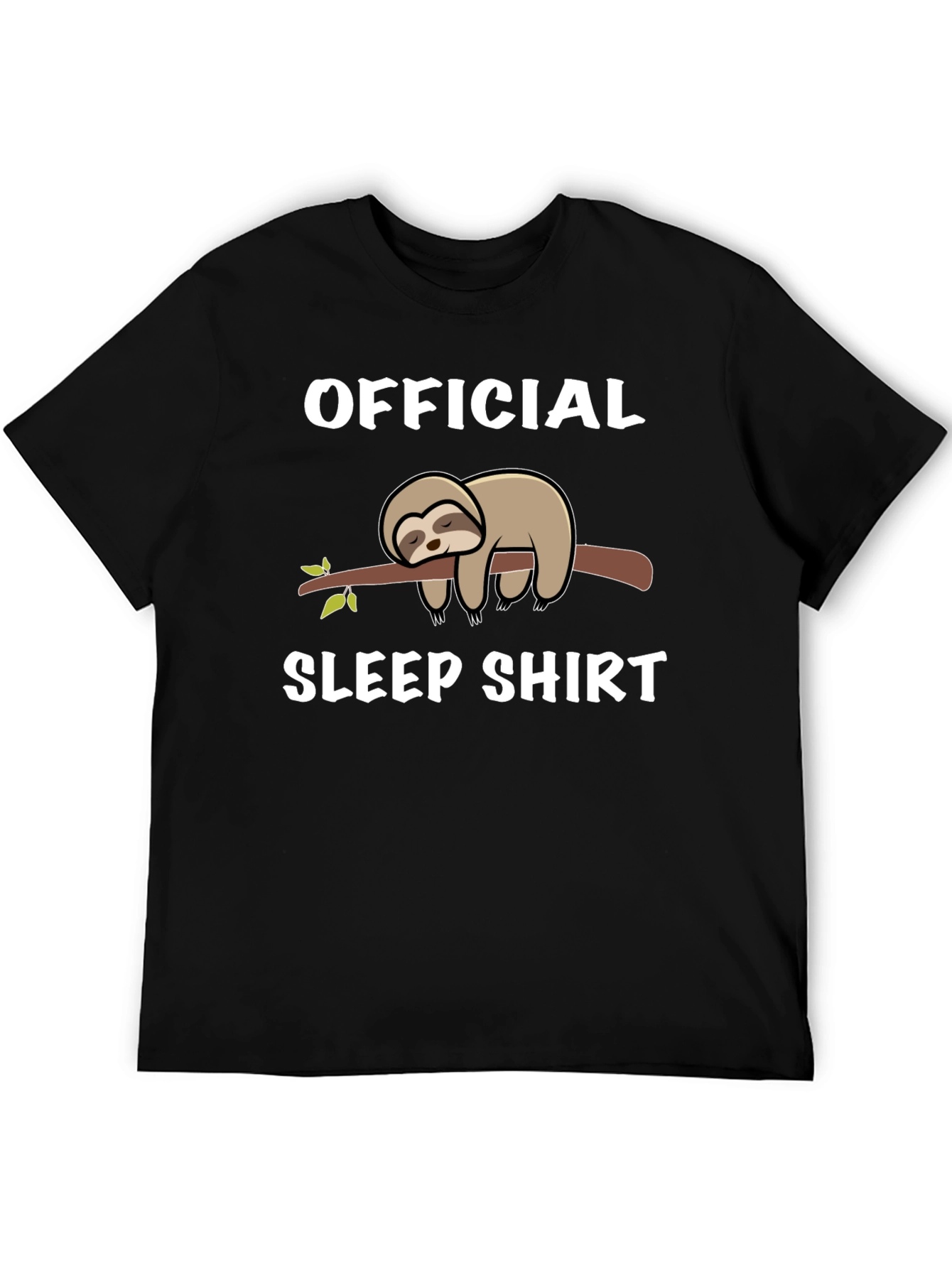 Official Sleep Shirt Sloth Graphic Tee