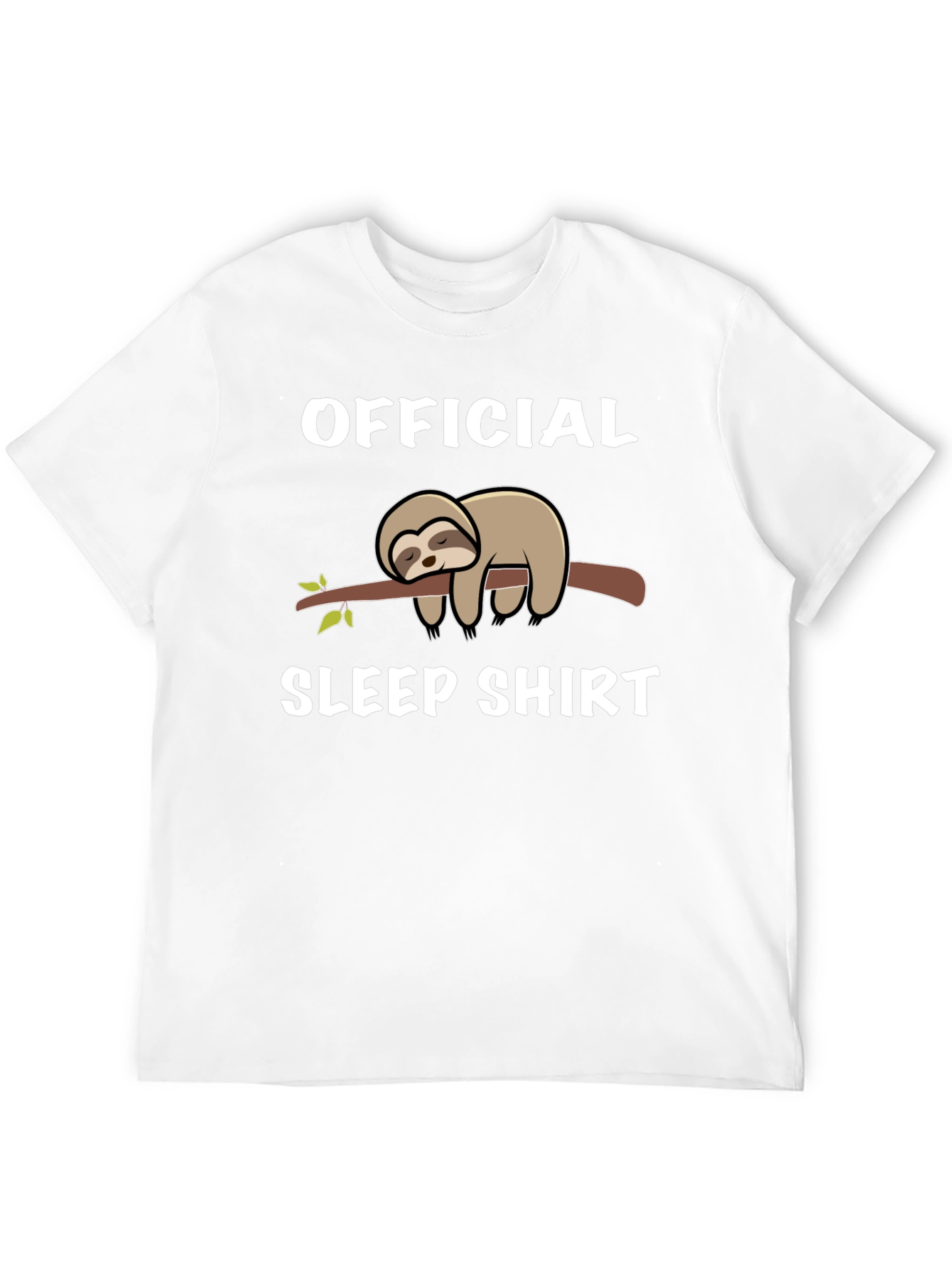 Official Sleep Shirt Sloth Graphic Tee
