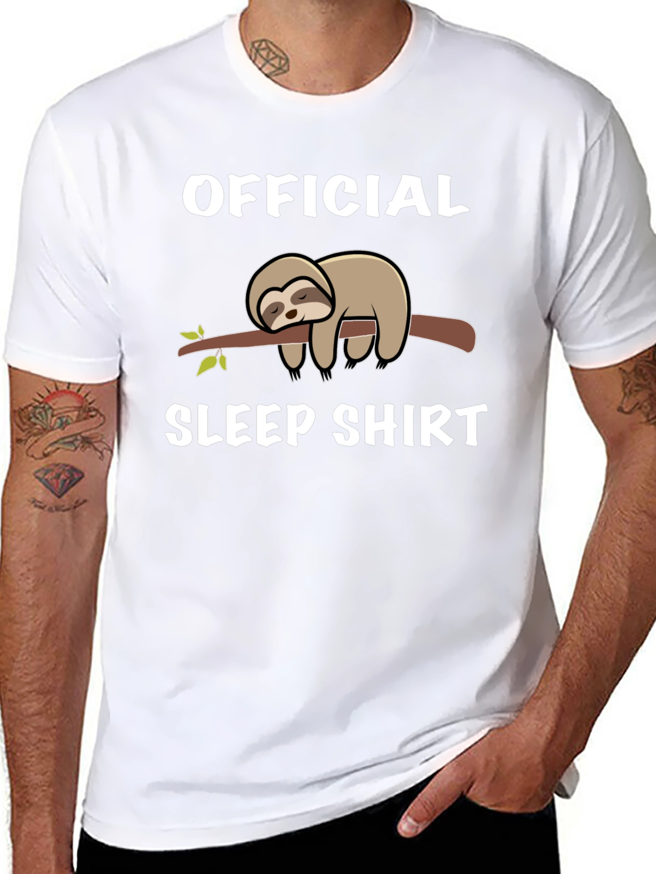 Official Sleep Shirt Sloth Graphic Tee