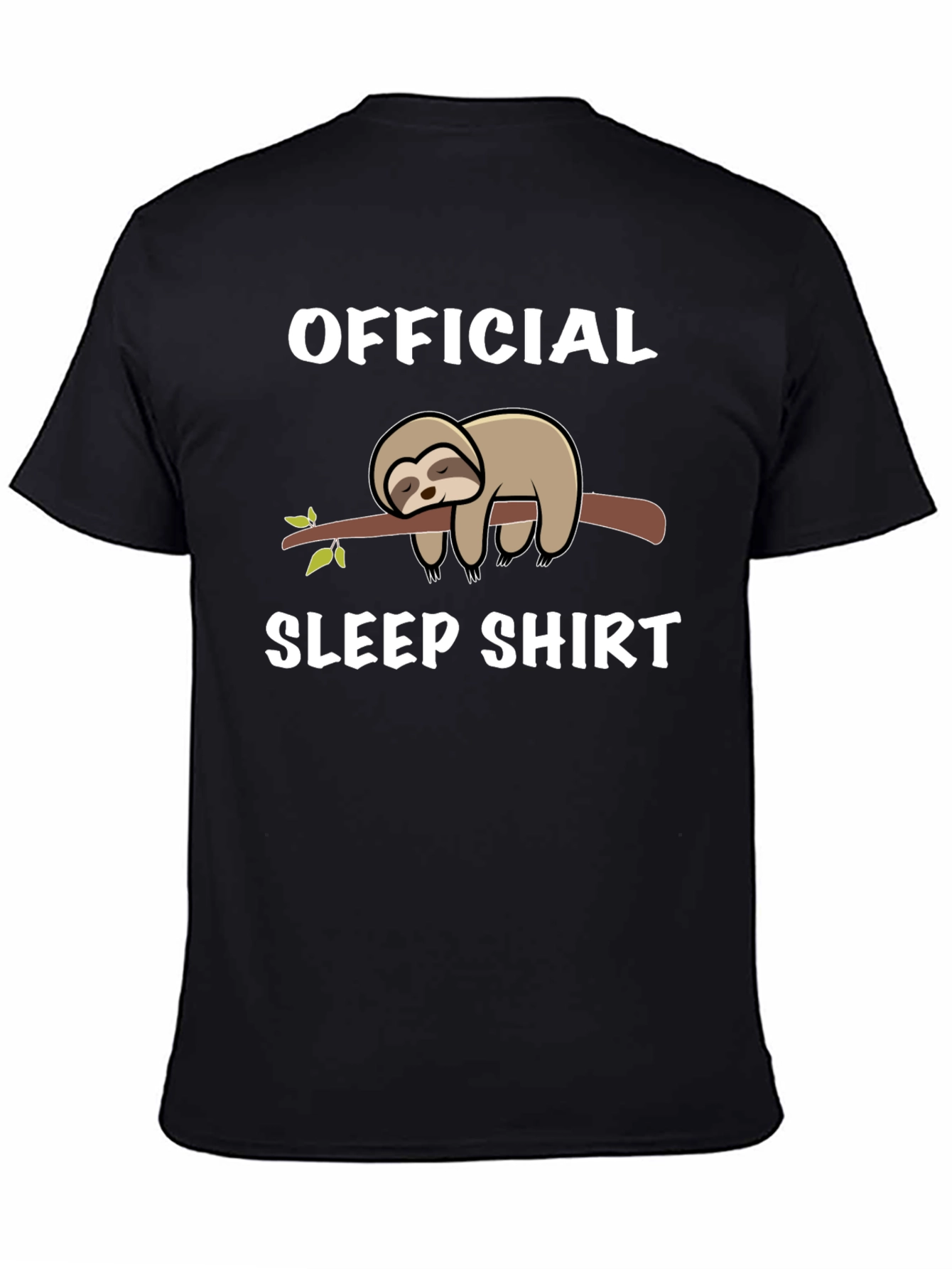 Official Sleep Shirt Sloth Graphic Tee