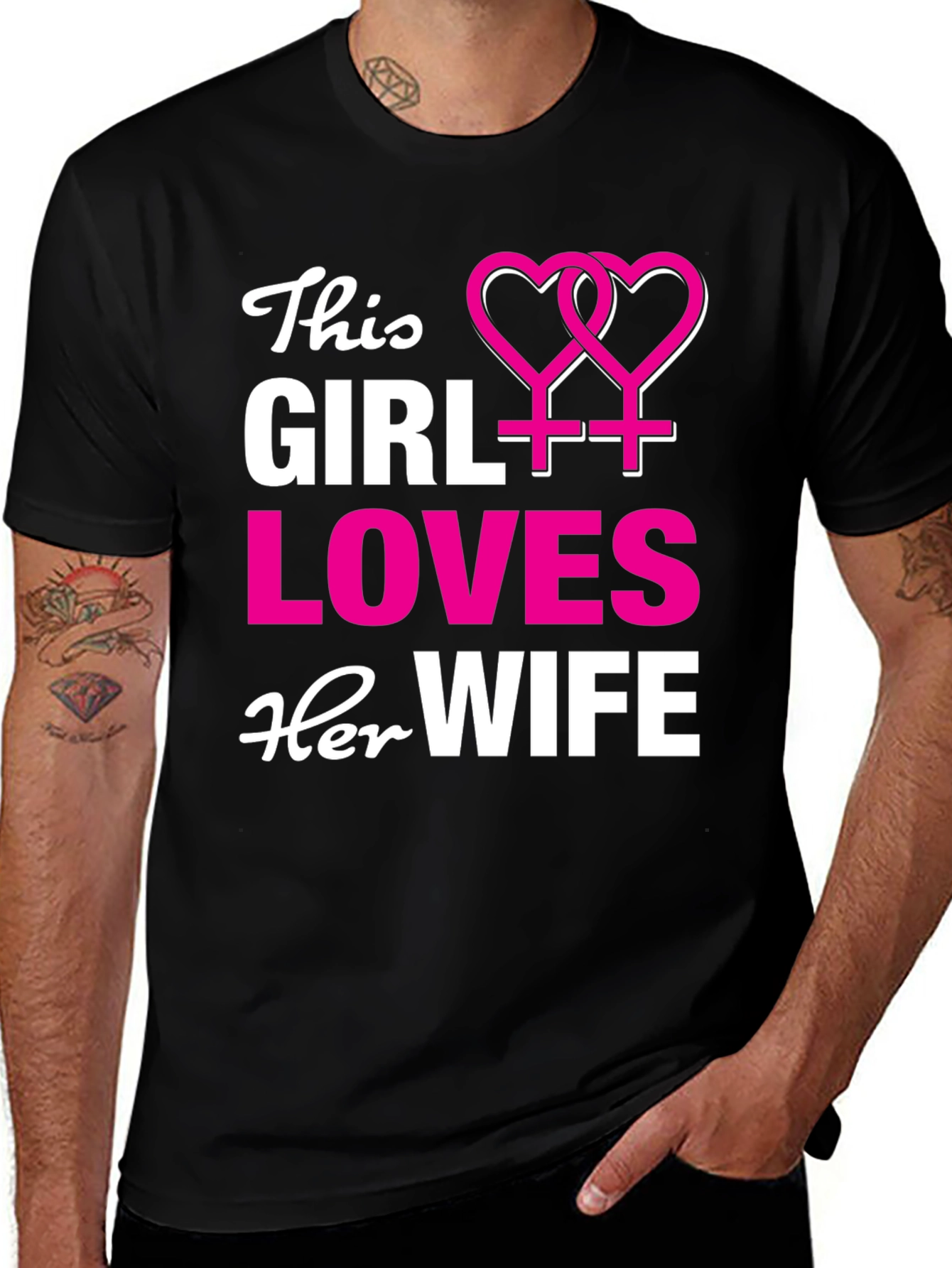 This Girl Loves Her Wife T-Shirt - LGBTQ Pride