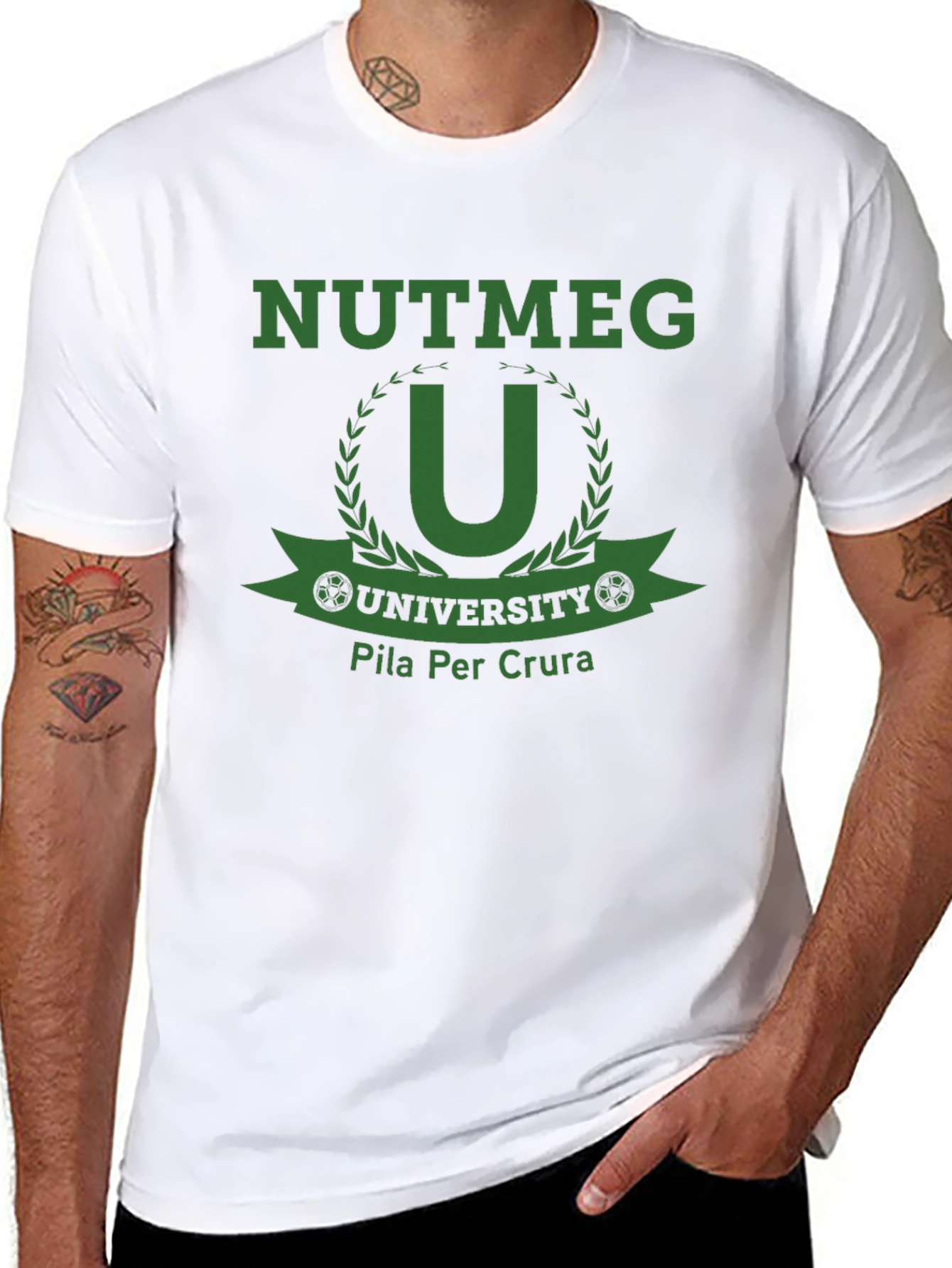 Nutmeg U University T-Shirt - Pila Per Crura