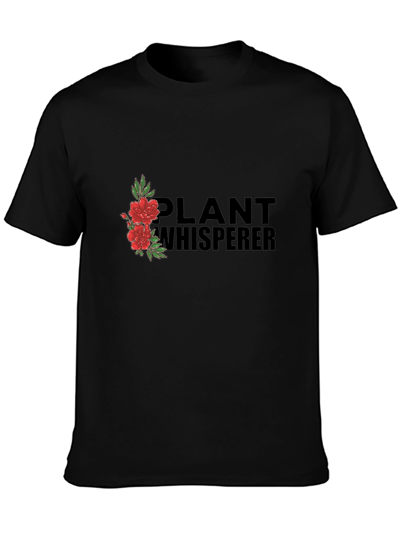 Plant Whisperer Graphic Tee - Black