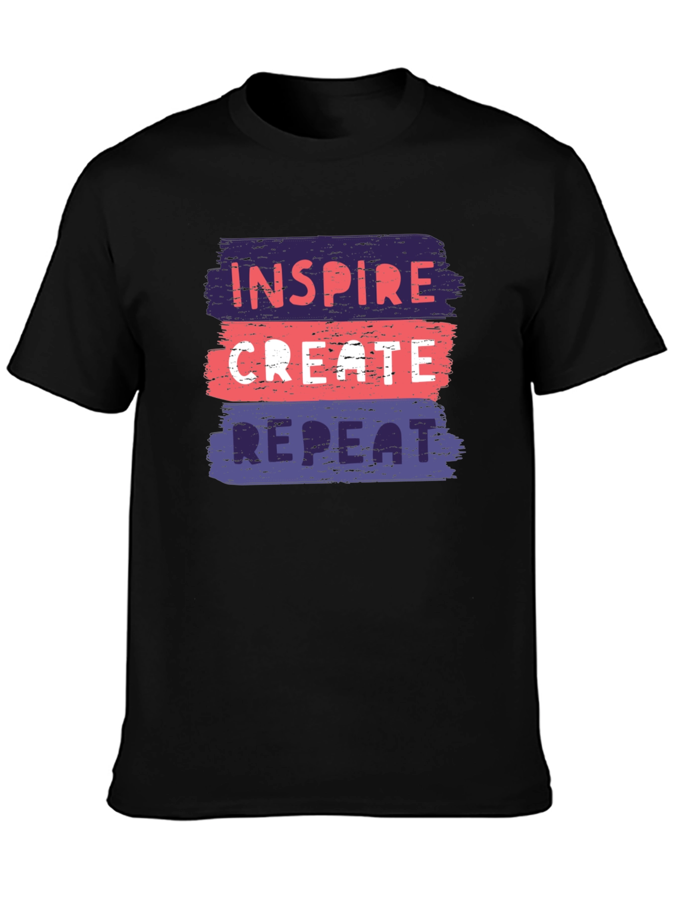 Inspire Create Repeat Graphic Tee - Casual Comfort