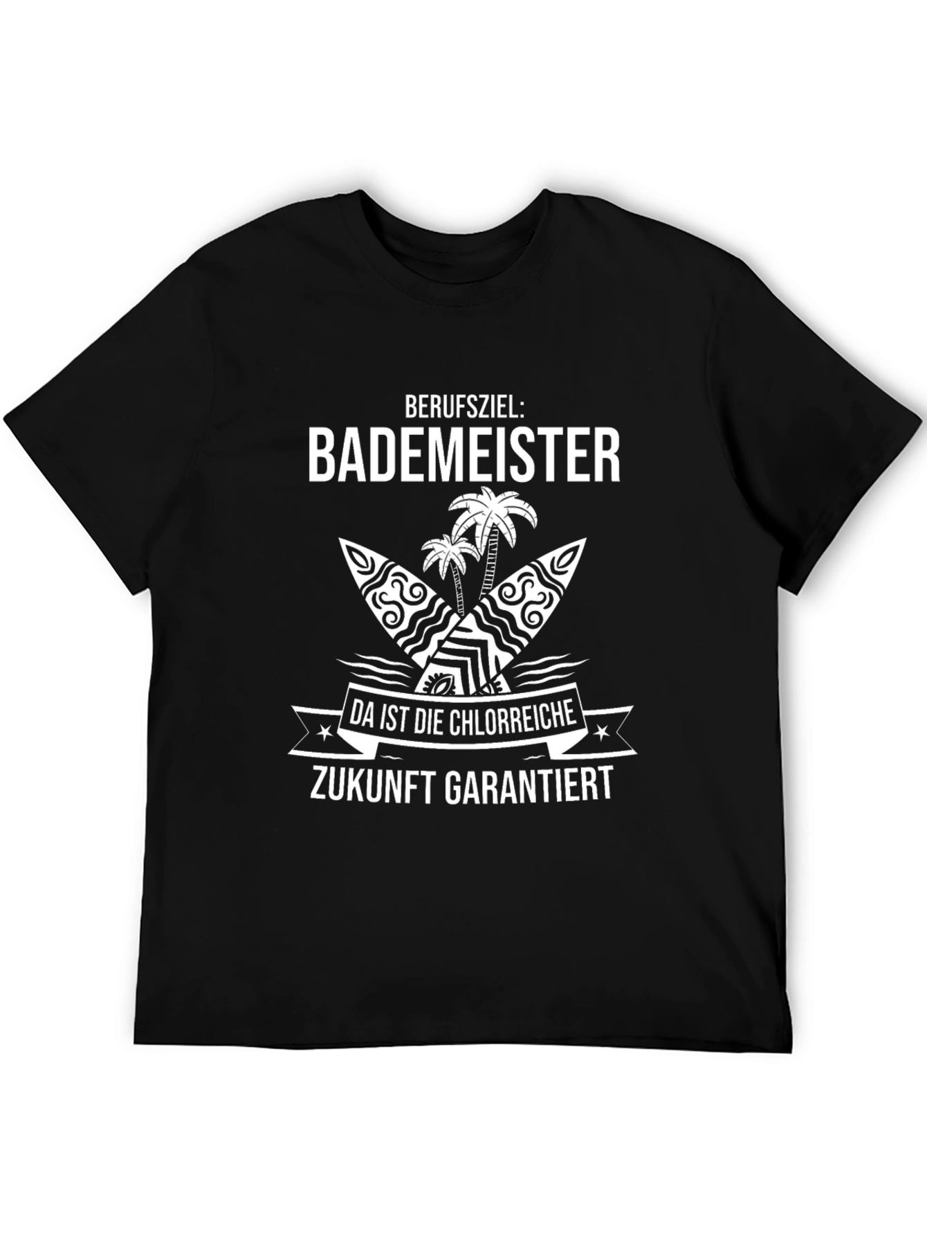 BadeMeister T-Shirt - Chlorreiche Zukunft! Funny Summer Tee