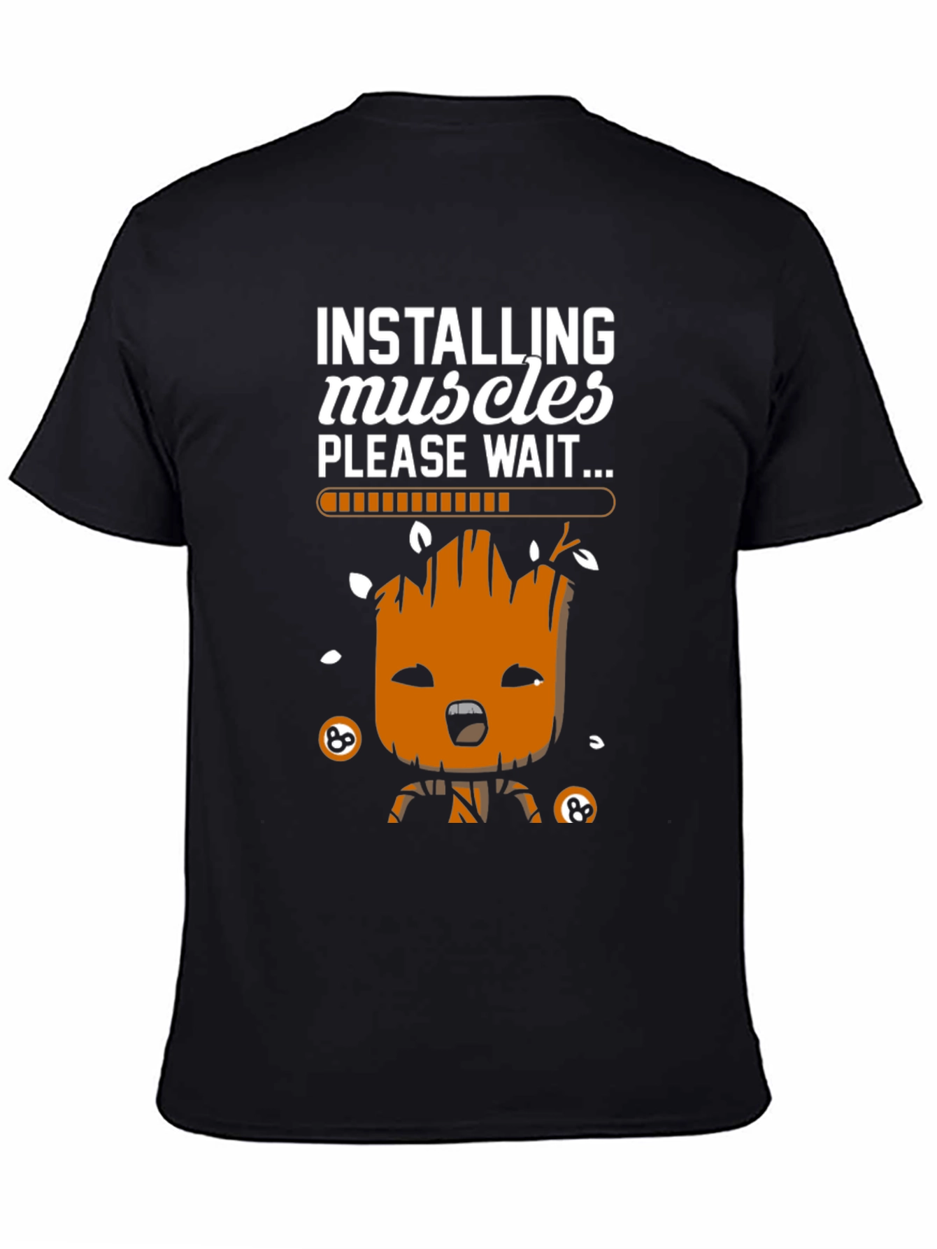 Installing Muscles Groot T-Shirt - Funny Workout Tee