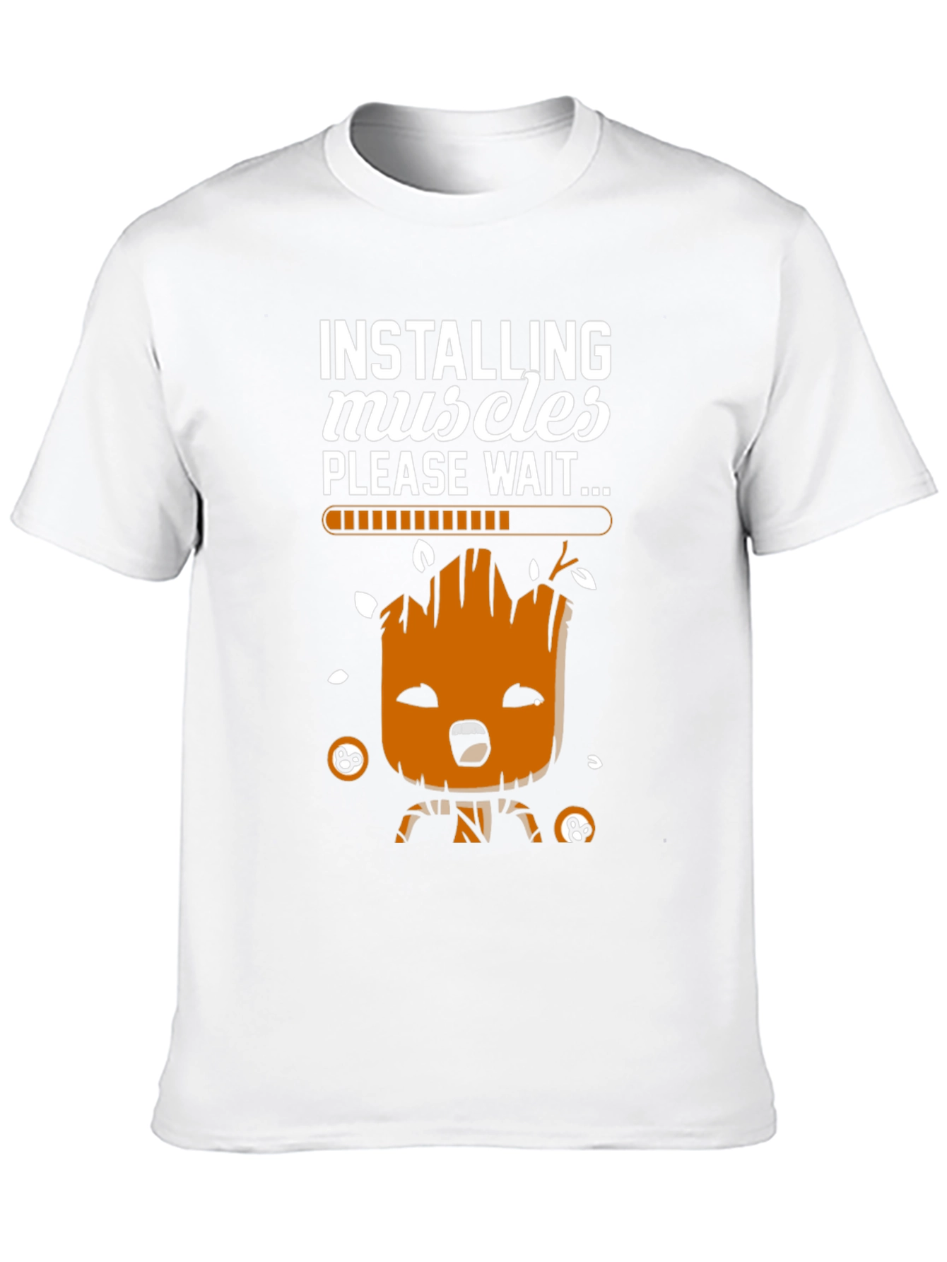 Installing Muscles Groot T-Shirt - Funny Workout Tee