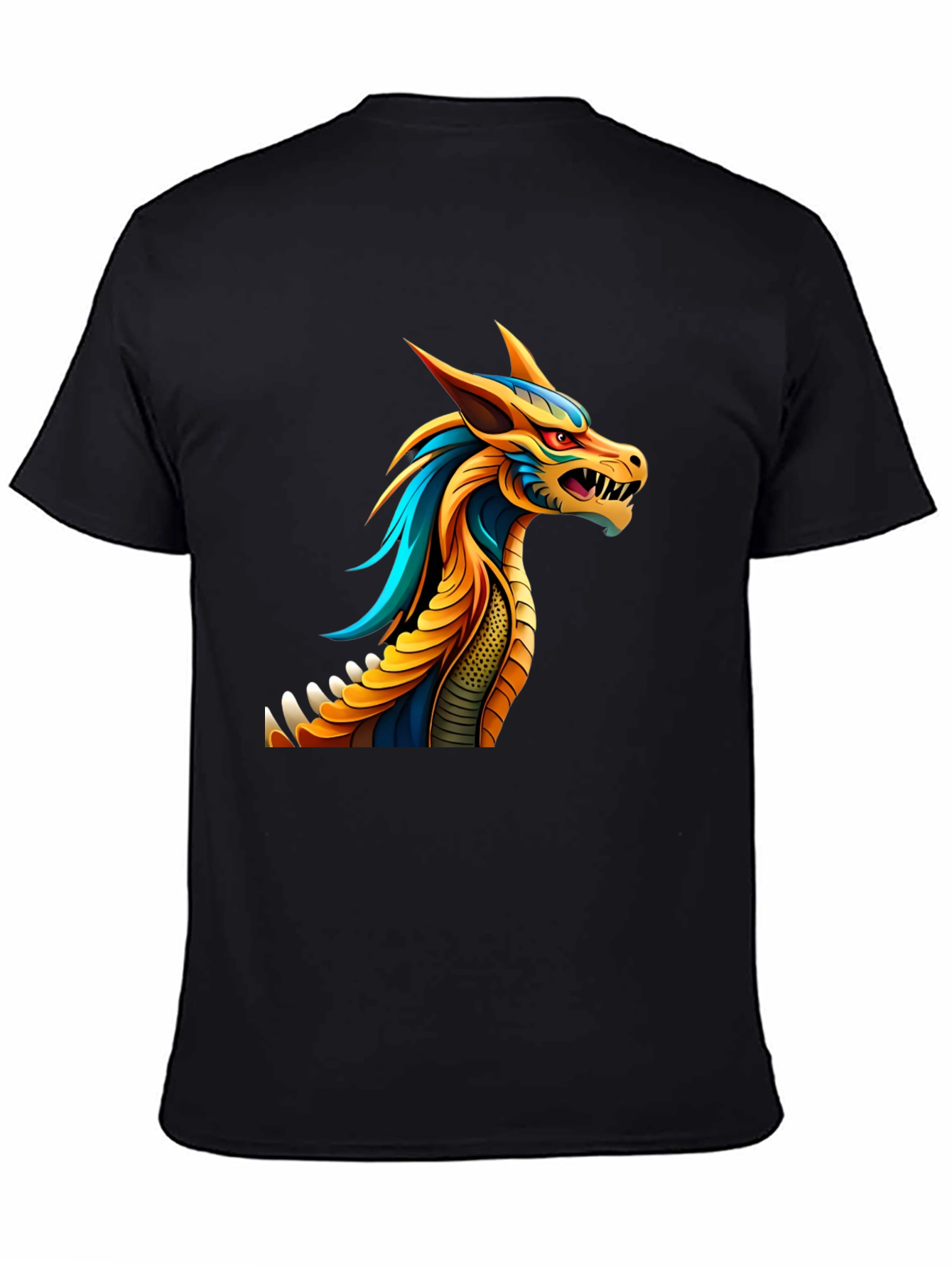 Dragon Graphic Tee - Mens Black T-Shirt