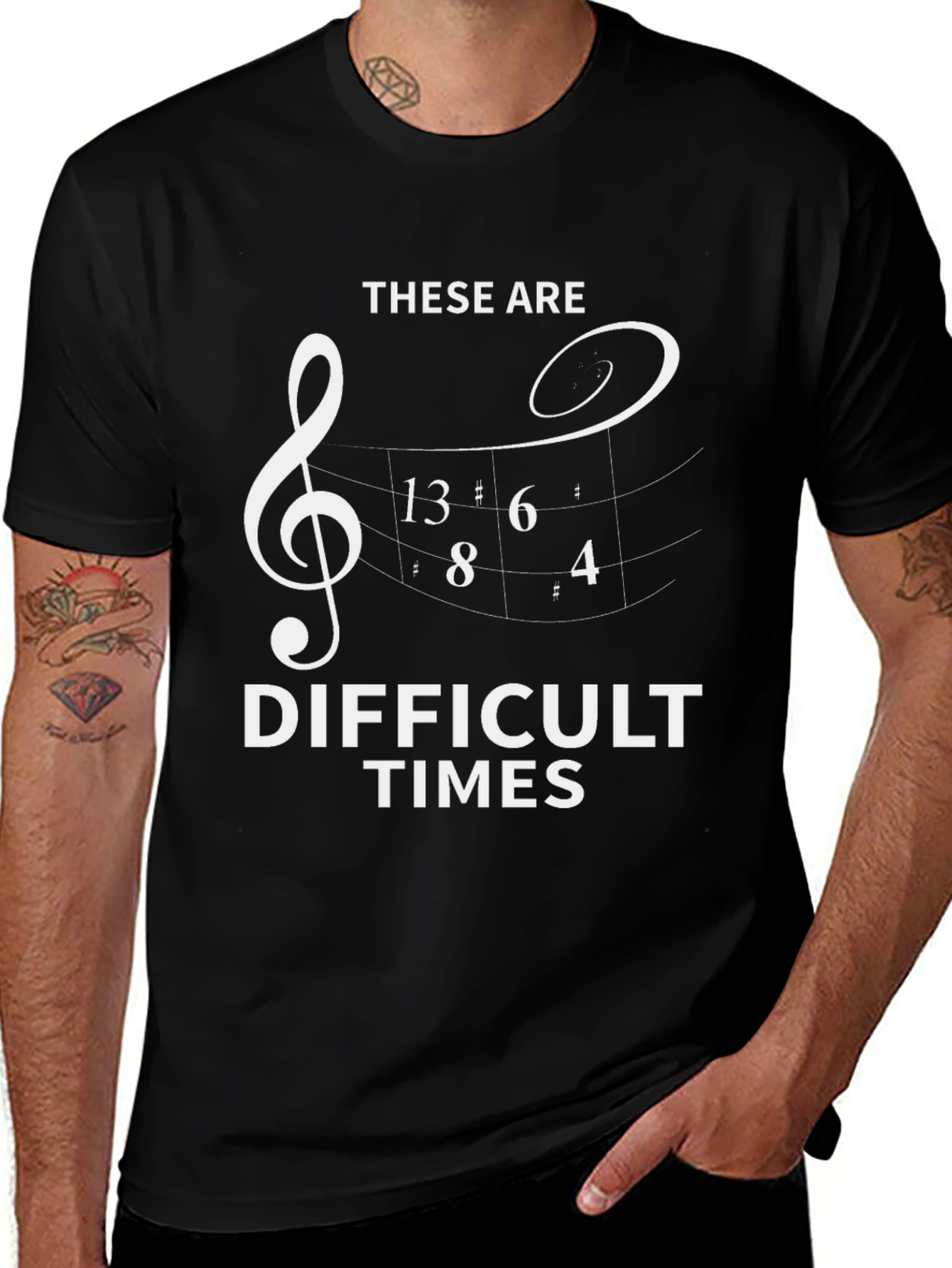 Difficult Times Music T-Shirt
