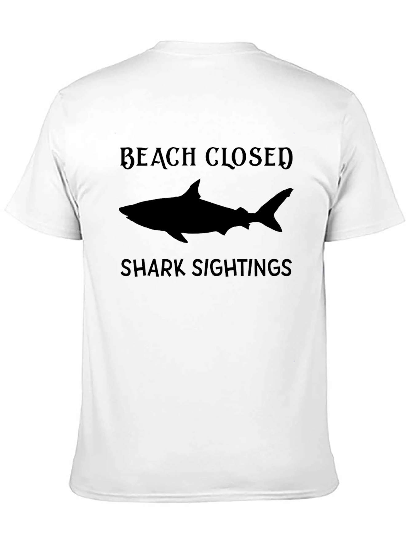 Beach Closed Shark Sighting Graphic Tee