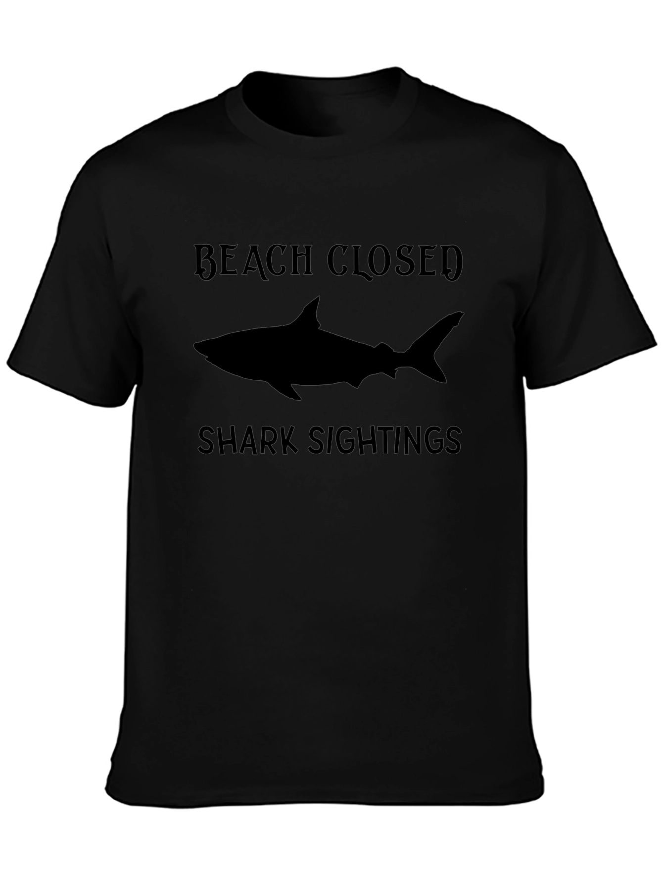 Beach Closed Shark Sighting Graphic Tee
