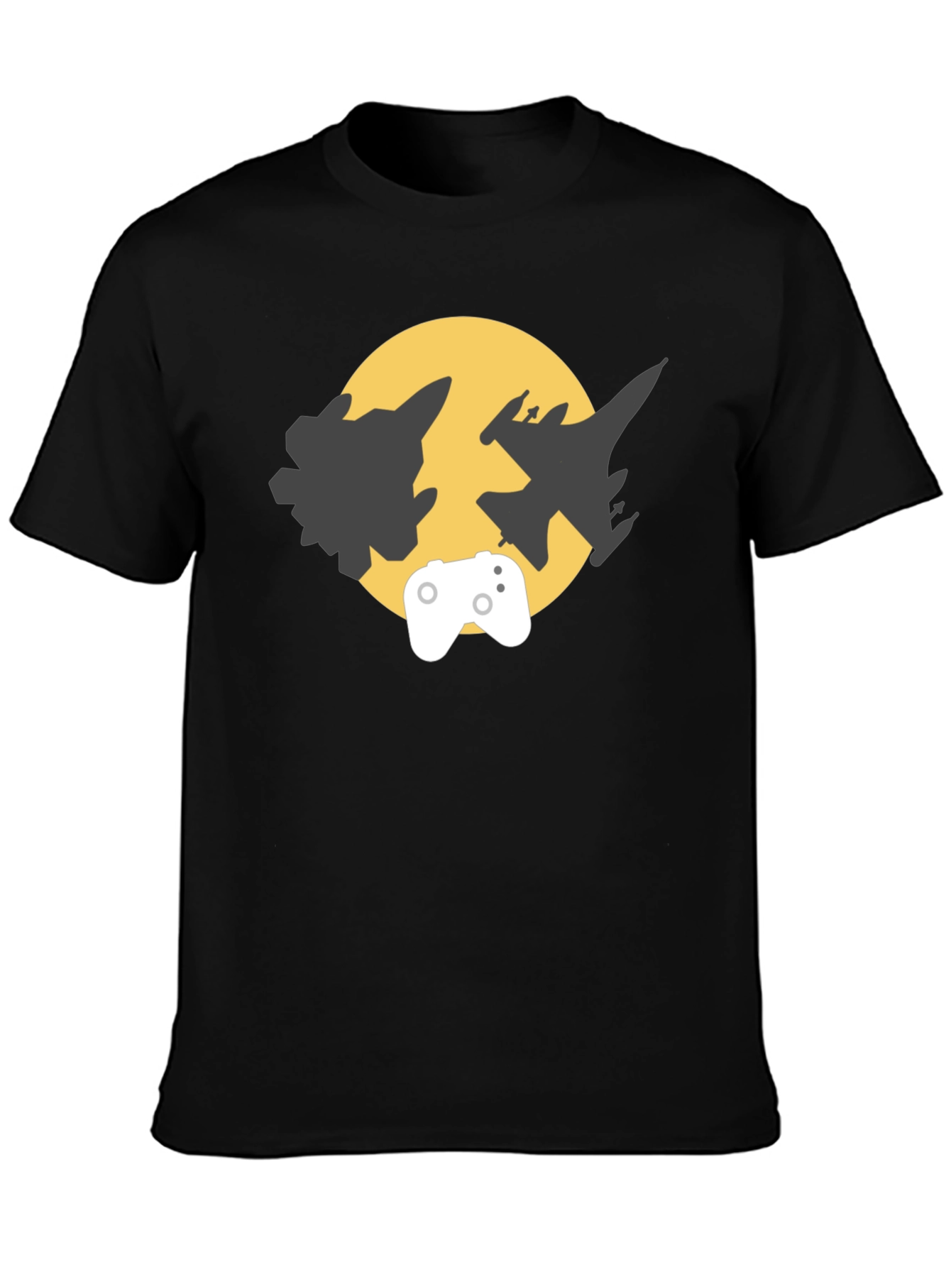 Gaming Jets Black T-Shirt