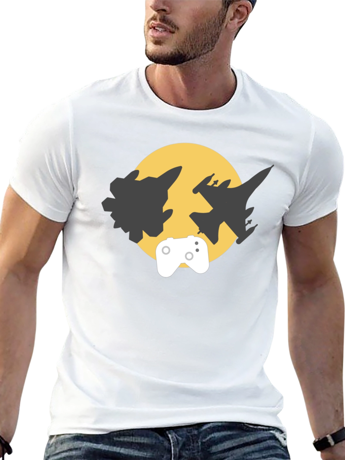 Gaming Jets Black T-Shirt