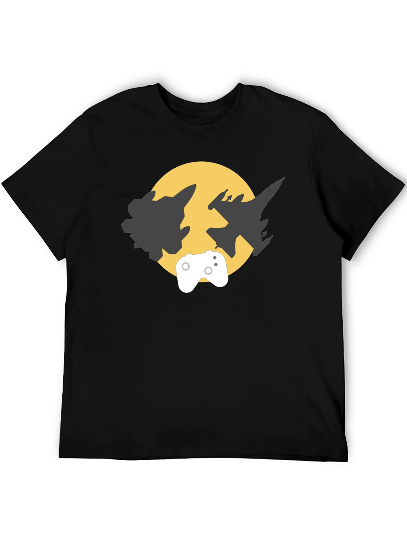 Gaming Jets Black T-Shirt