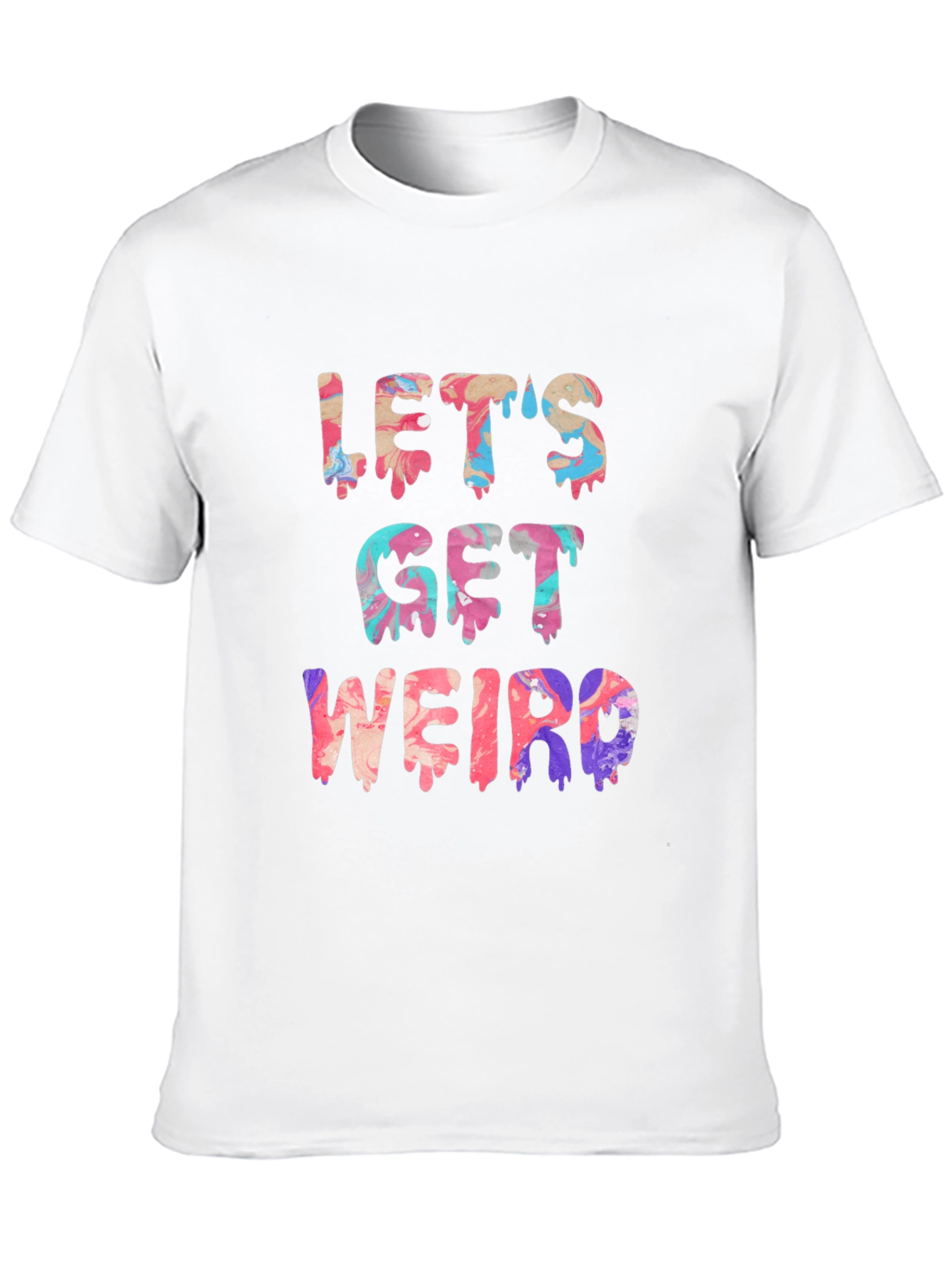 Lets Get Weird Graphic Tee - Mens Black T-Shirt