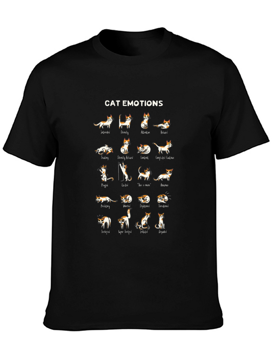 Cat Emotions T-Shirt | Unisex Graphic Tee
