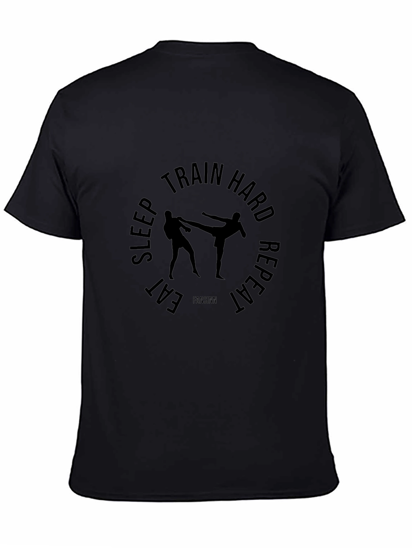 Martial Arts Training Black T-Shirt