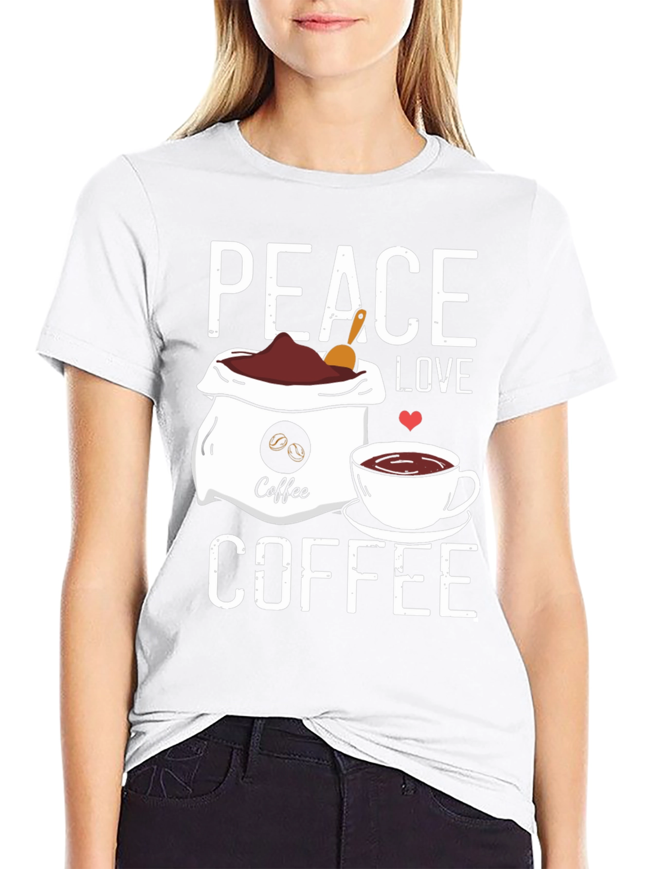 Peace Love Coffee T-Shirt