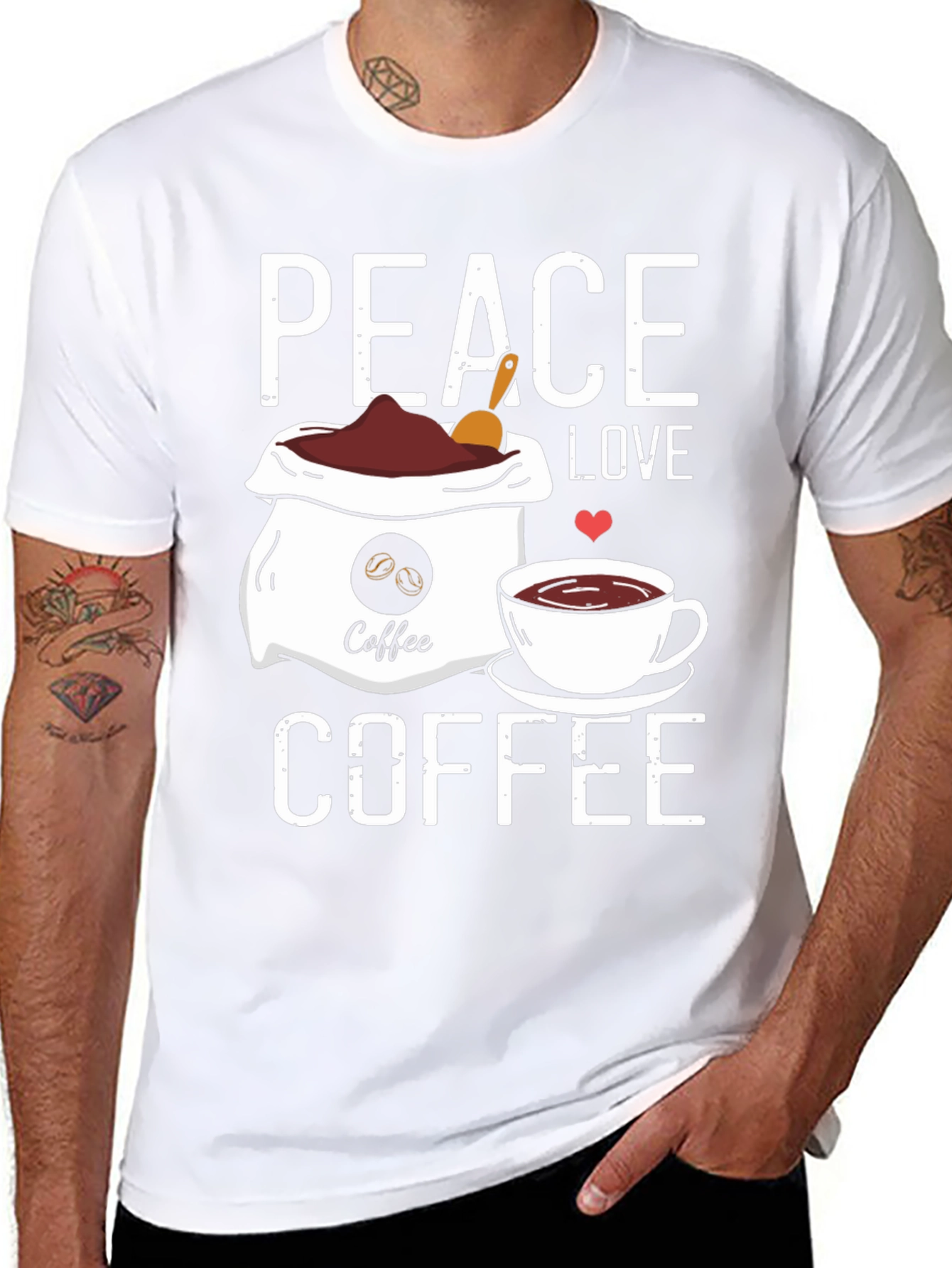 Peace Love Coffee T-Shirt