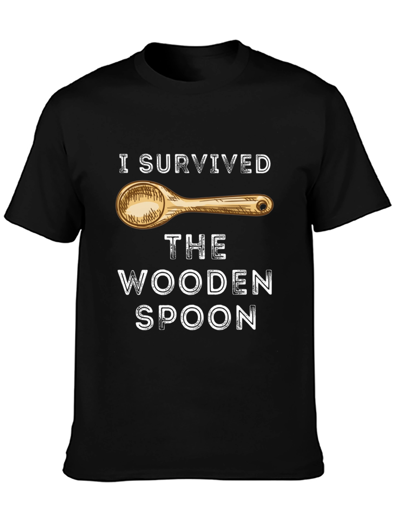 I Survived the Wooden Spoon Novelty T-Shirt