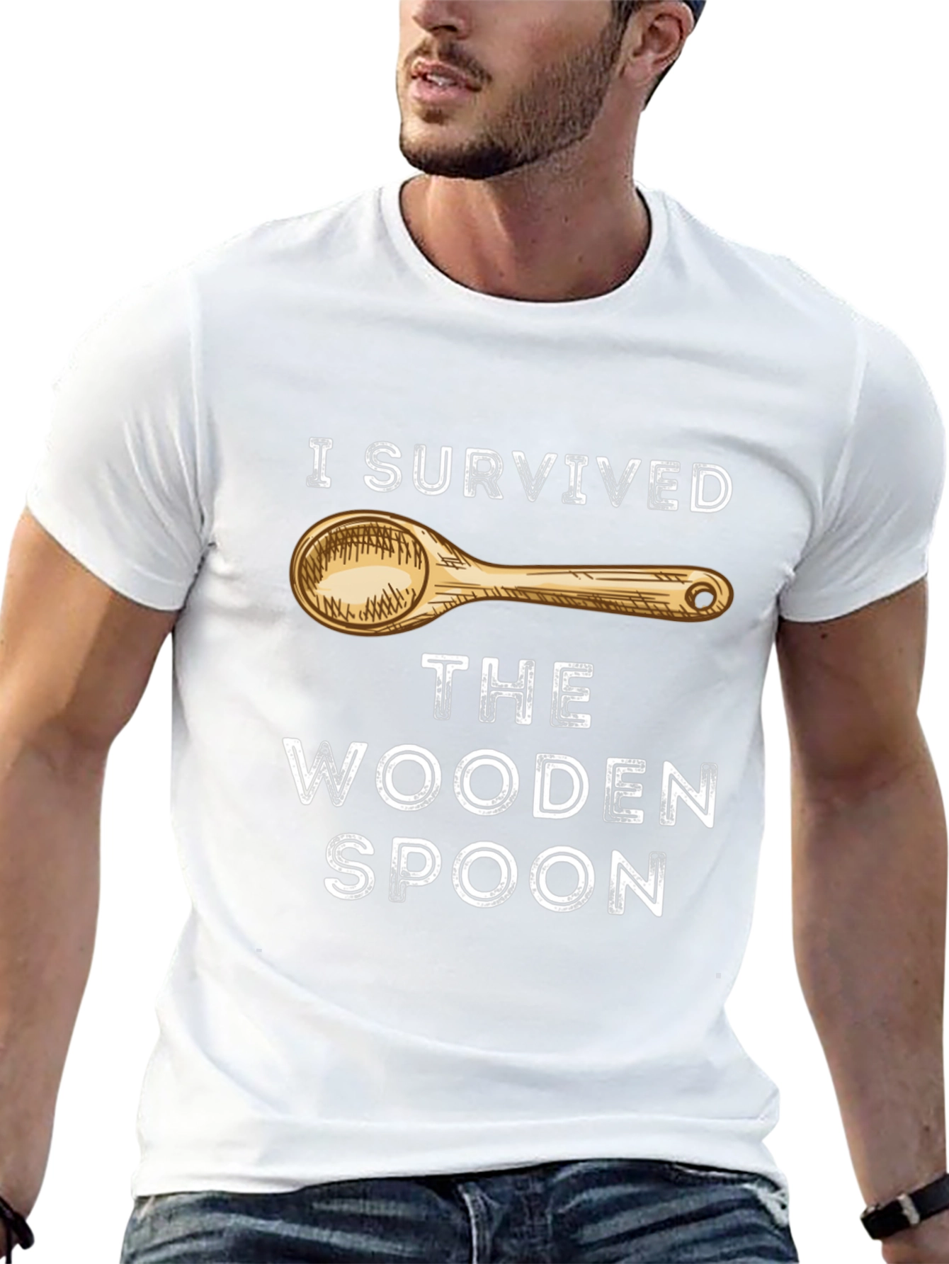 I Survived the Wooden Spoon Novelty T-Shirt
