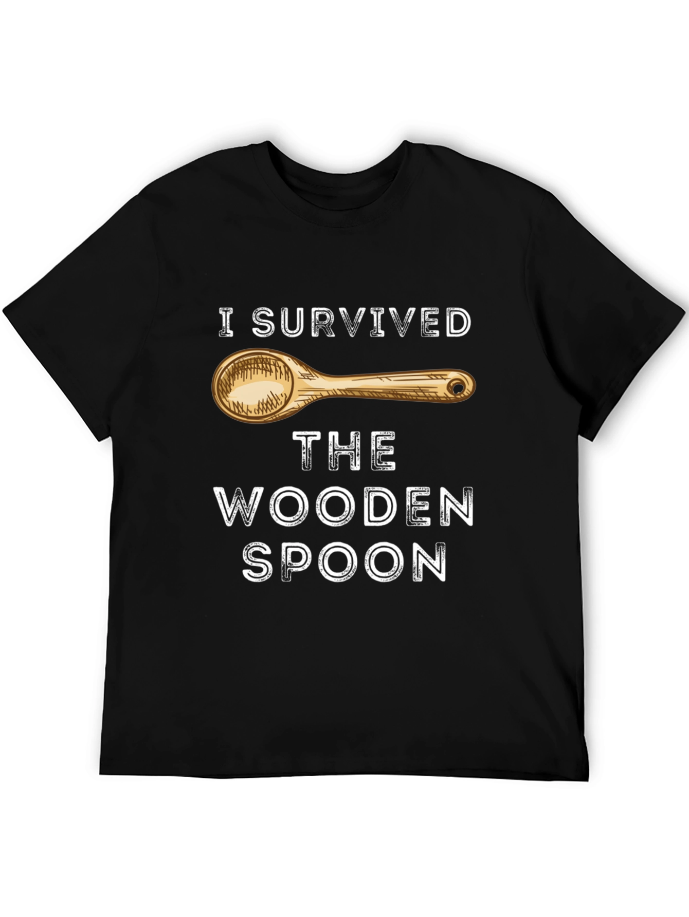 I Survived the Wooden Spoon Novelty T-Shirt