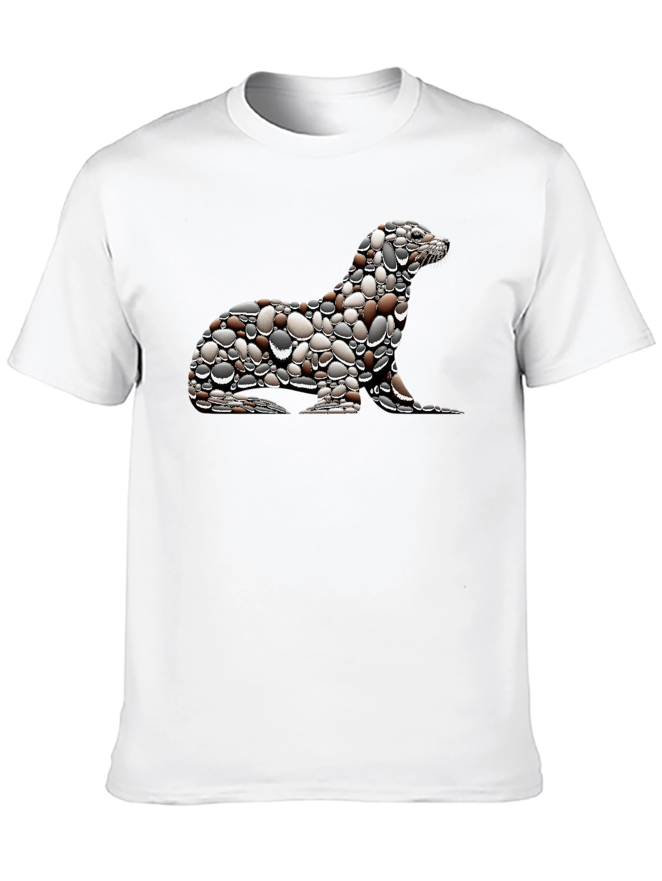 Unique Pebble Seal Graphic Tee