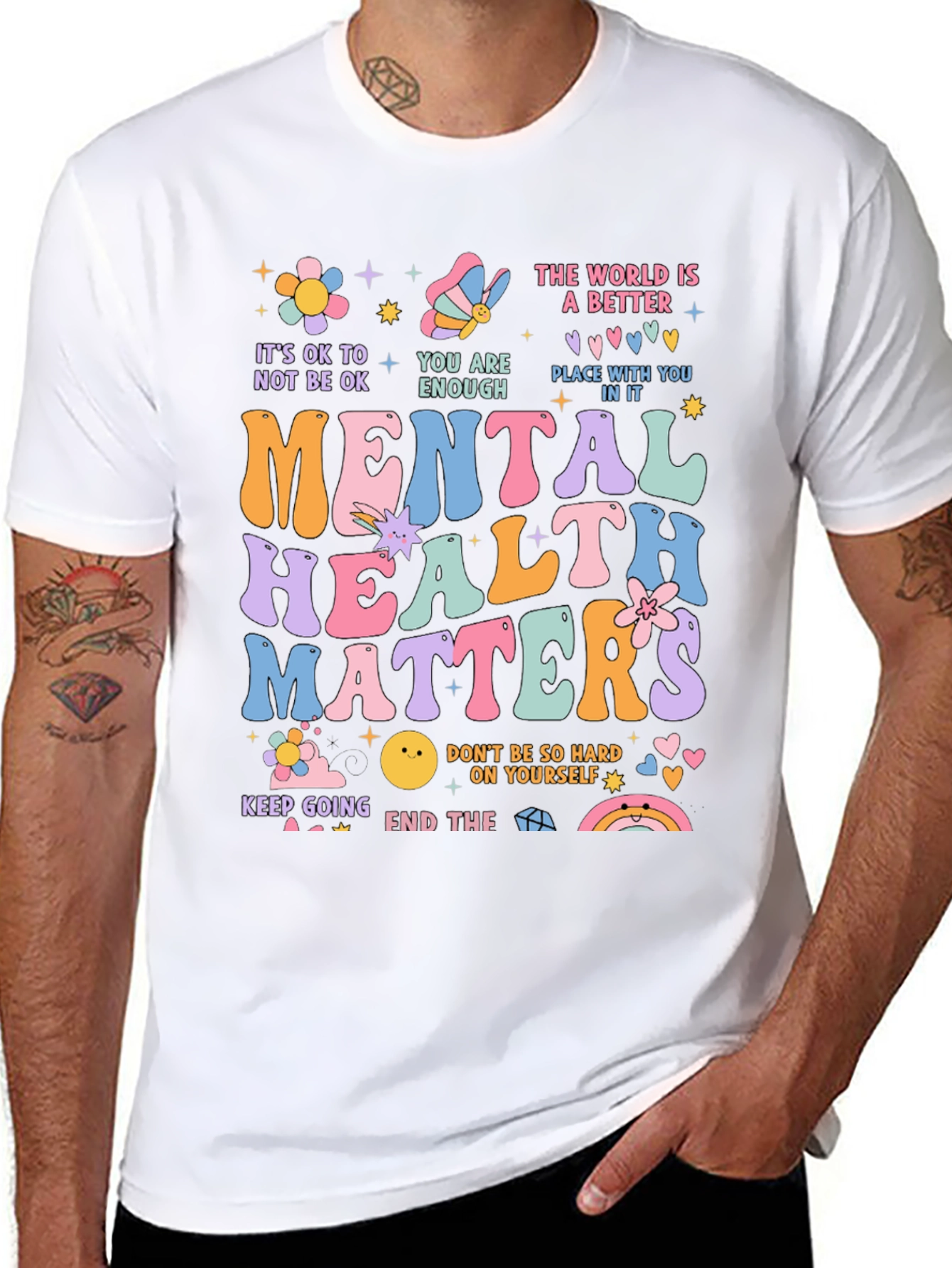 Mental Health Matters Graphic T-Shirt