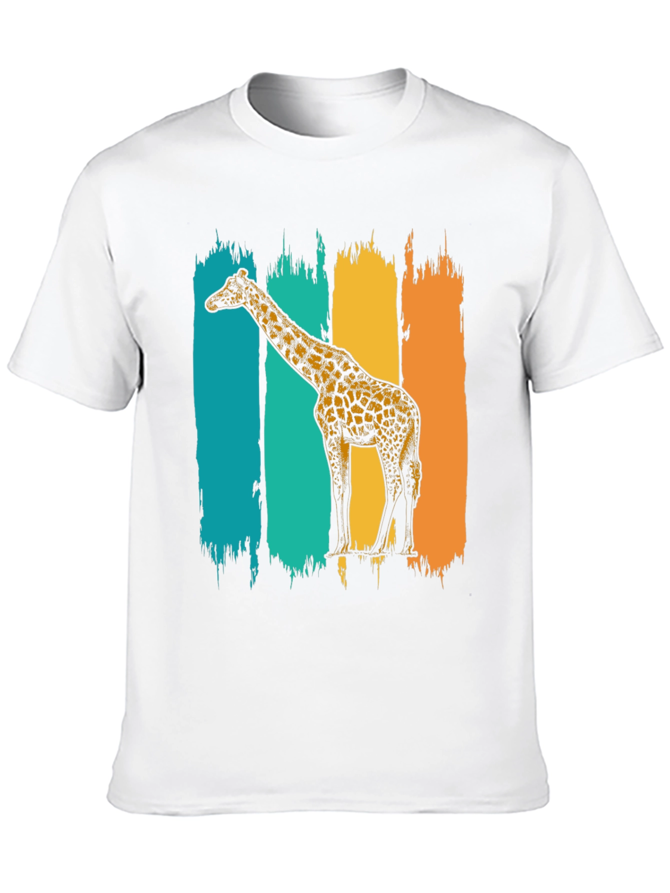 Retro Giraffe Graphic T-Shirt