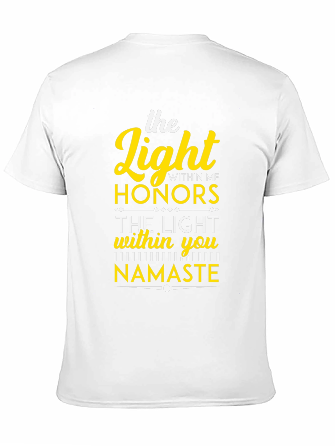 The Light Within Namaste Black T-Shirt