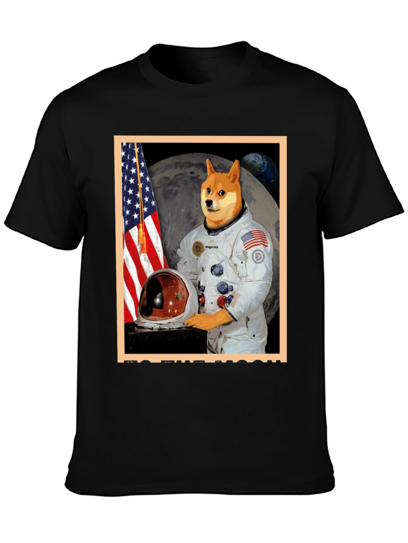 Doge to the Moon Graphic Tee